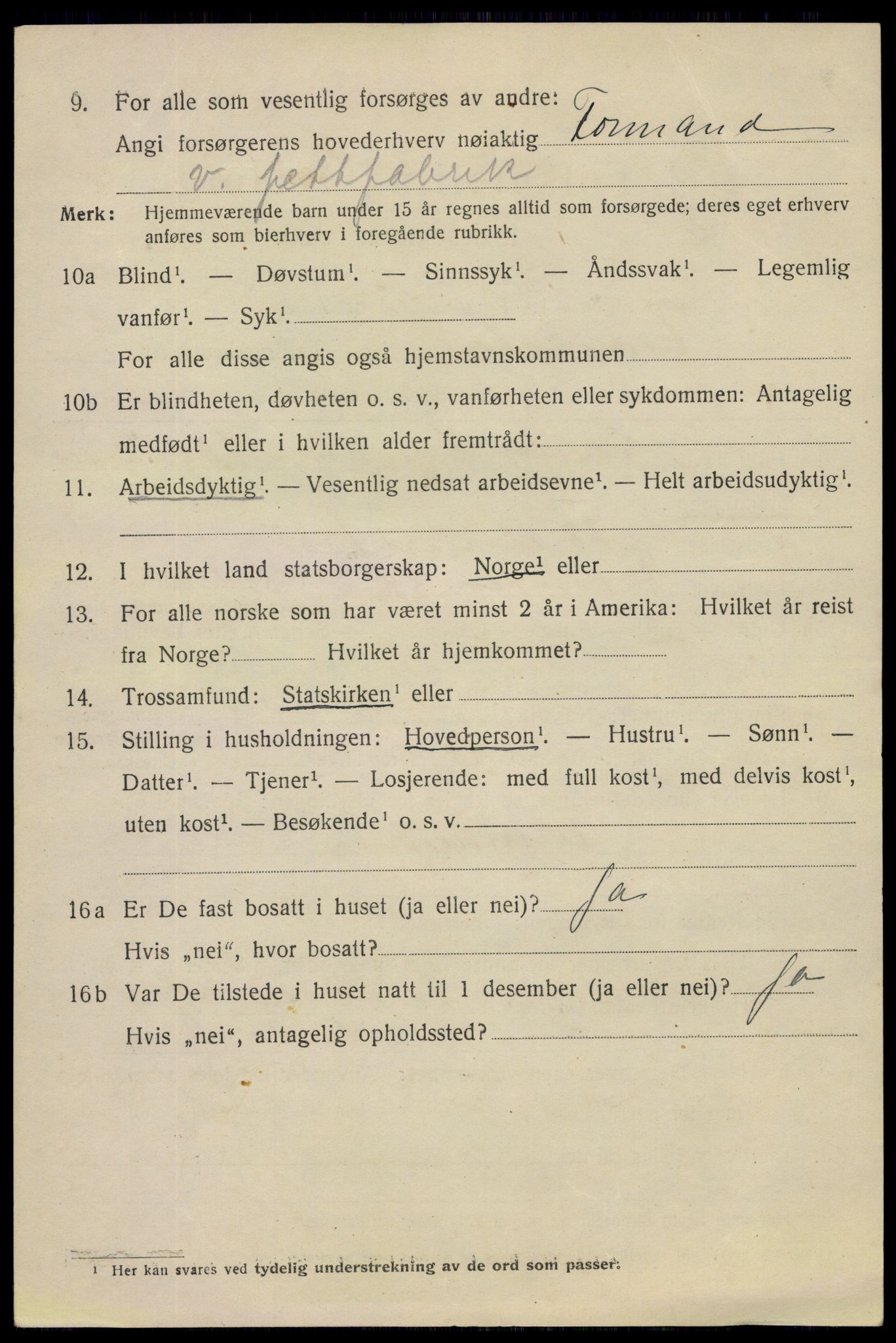 SAO, 1920 census for Fredrikstad, 1920, p. 11434