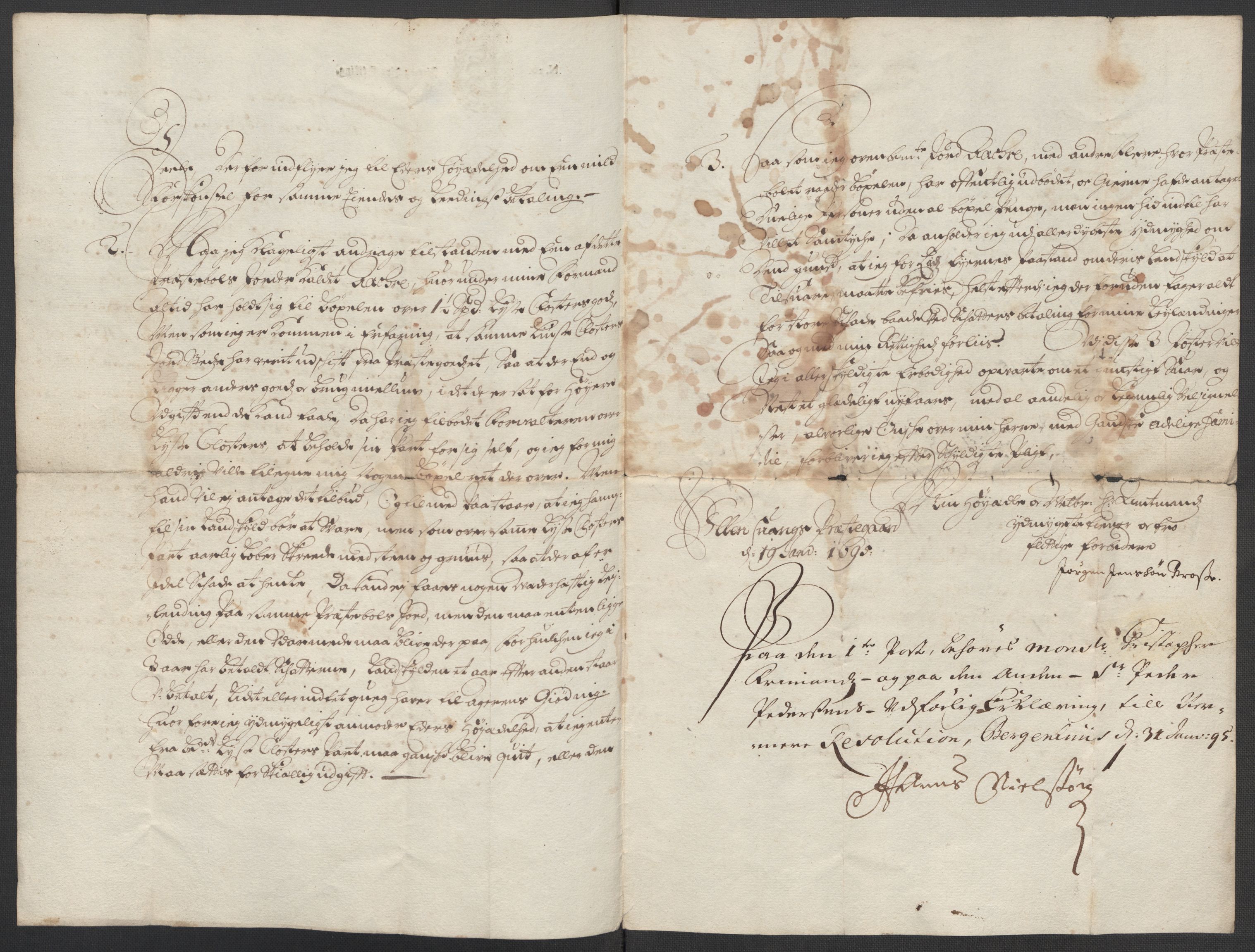 Riksarkivets diplomsamling, RA/EA-5965/F15/L0037: Prestearkiv - Hordaland, 1577-1733, p. 110