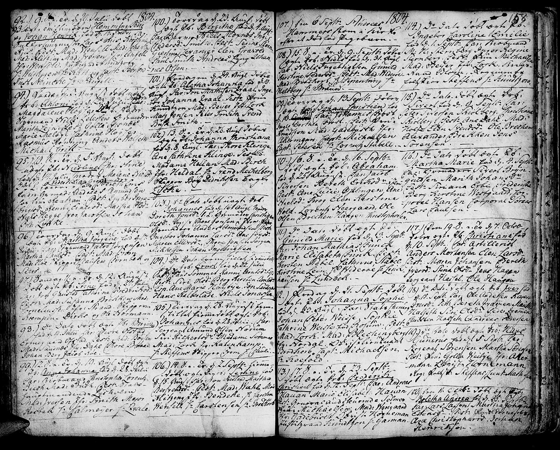 Ministerialprotokoller, klokkerbøker og fødselsregistre - Sør-Trøndelag, SAT/A-1456/601/L0039: Parish register (official) no. 601A07, 1770-1819, p. 158
