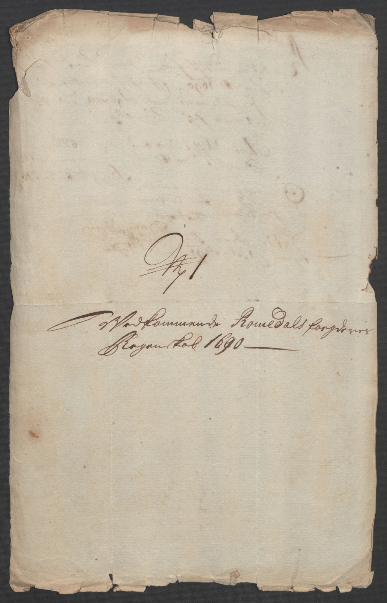Rentekammeret inntil 1814, Reviderte regnskaper, Fogderegnskap, RA/EA-4092/R55/L3649: Fogderegnskap Romsdal, 1690-1691, p. 163