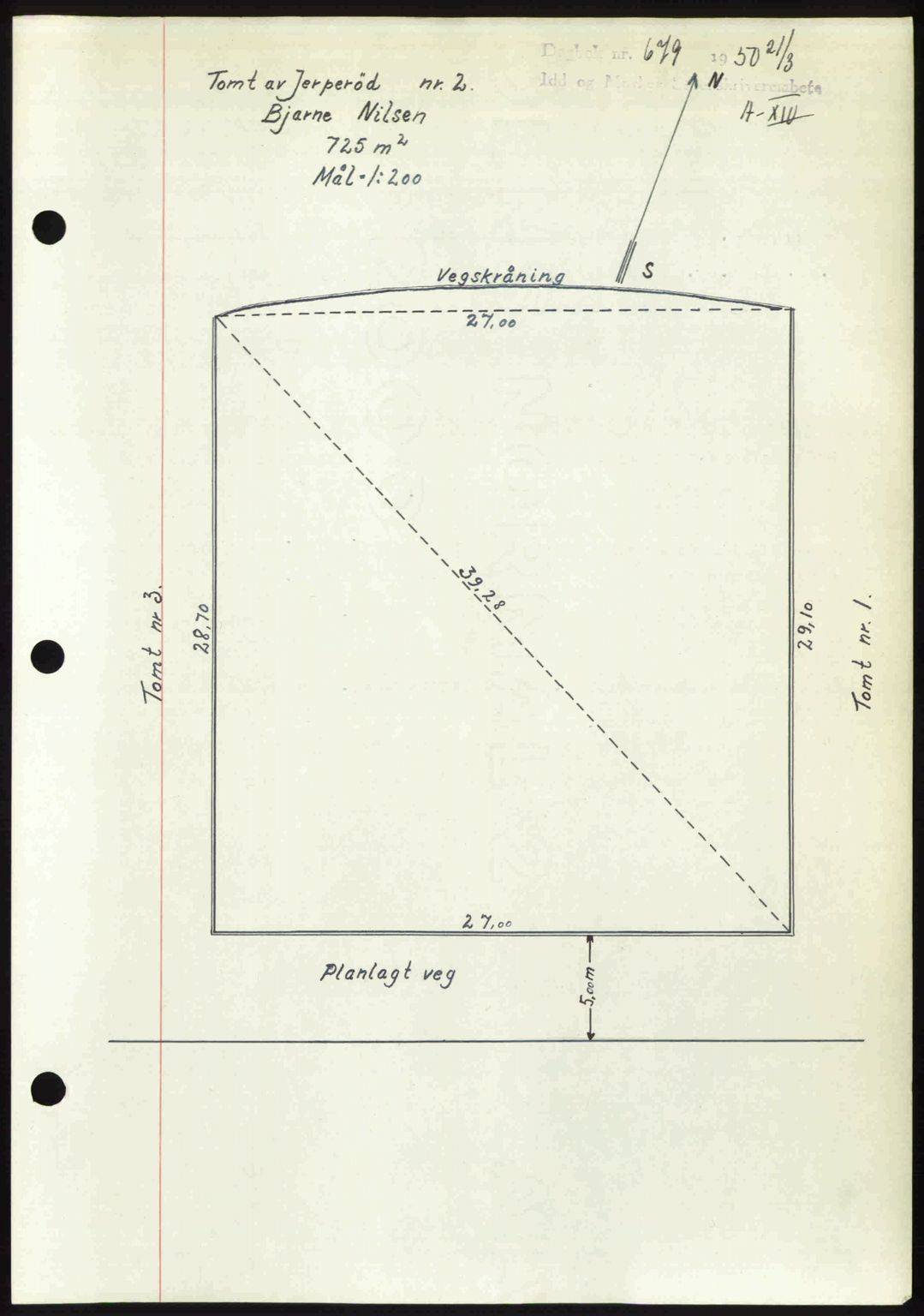 Idd og Marker sorenskriveri, AV/SAO-A-10283/G/Gb/Gbb/L0014: Mortgage book no. A14, 1950-1950, Diary no: : 679/1950