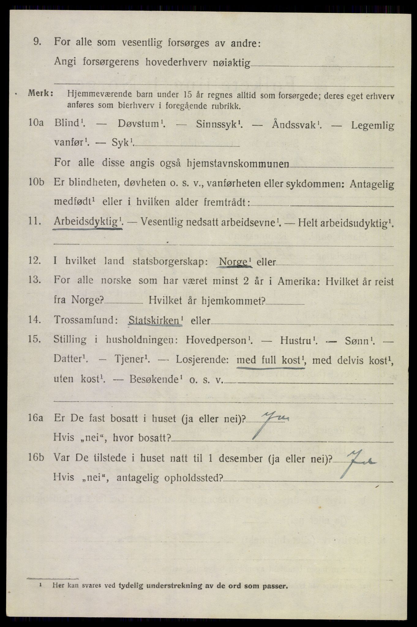 SAST, 1920 census for Gjesdal, 1920, p. 3397