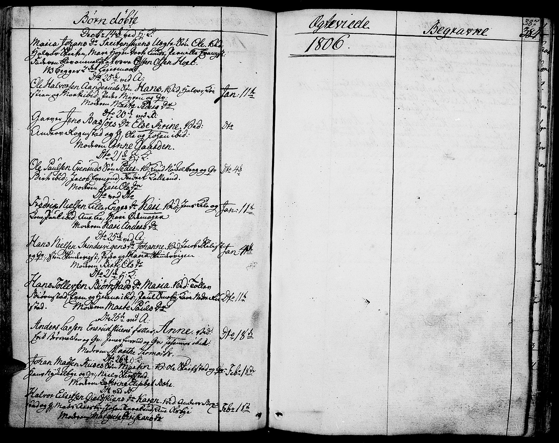 Toten prestekontor, AV/SAH-PREST-102/H/Ha/Haa/L0007: Parish register (official) no. 7, 1794-1809, p. 387