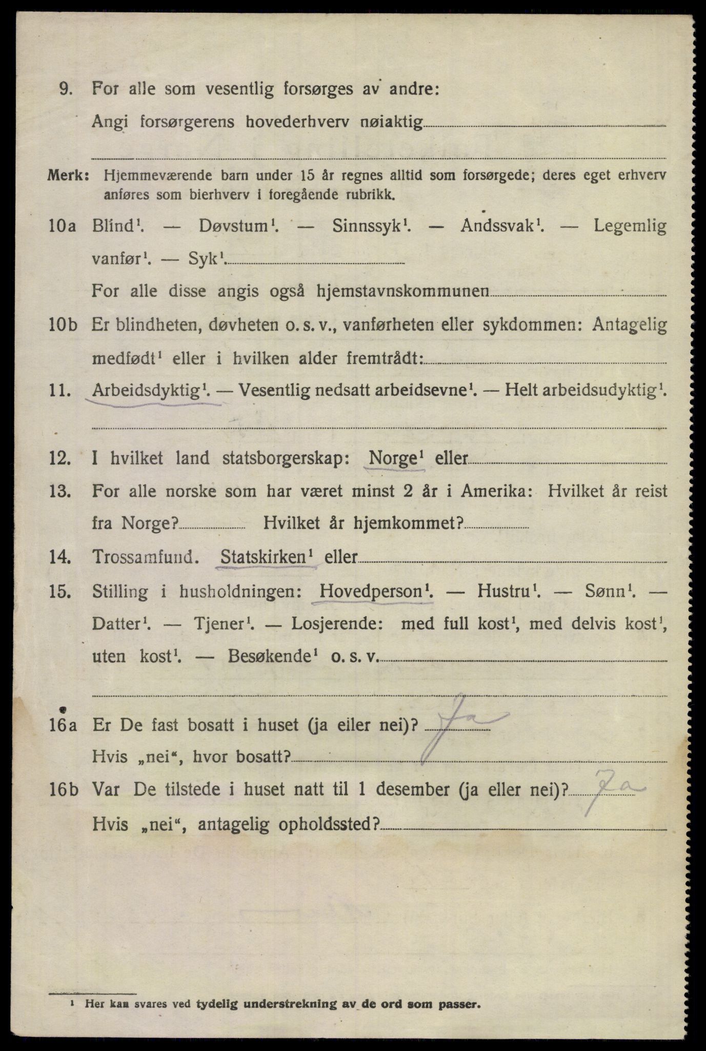 SAKO, 1920 census for Sem, 1920, p. 2780