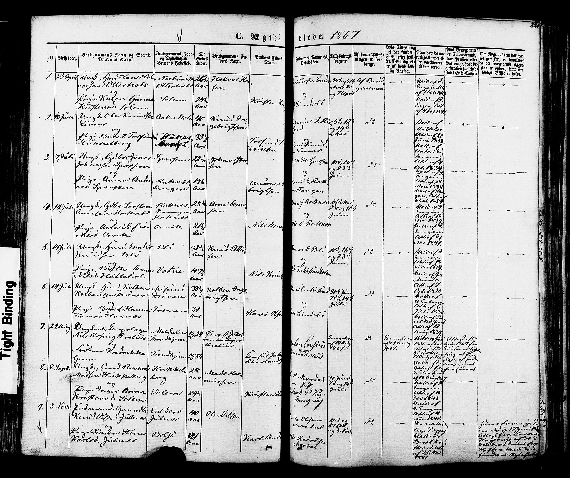 Ministerialprotokoller, klokkerbøker og fødselsregistre - Møre og Romsdal, AV/SAT-A-1454/560/L0719: Parish register (official) no. 560A03, 1845-1872, p. 220