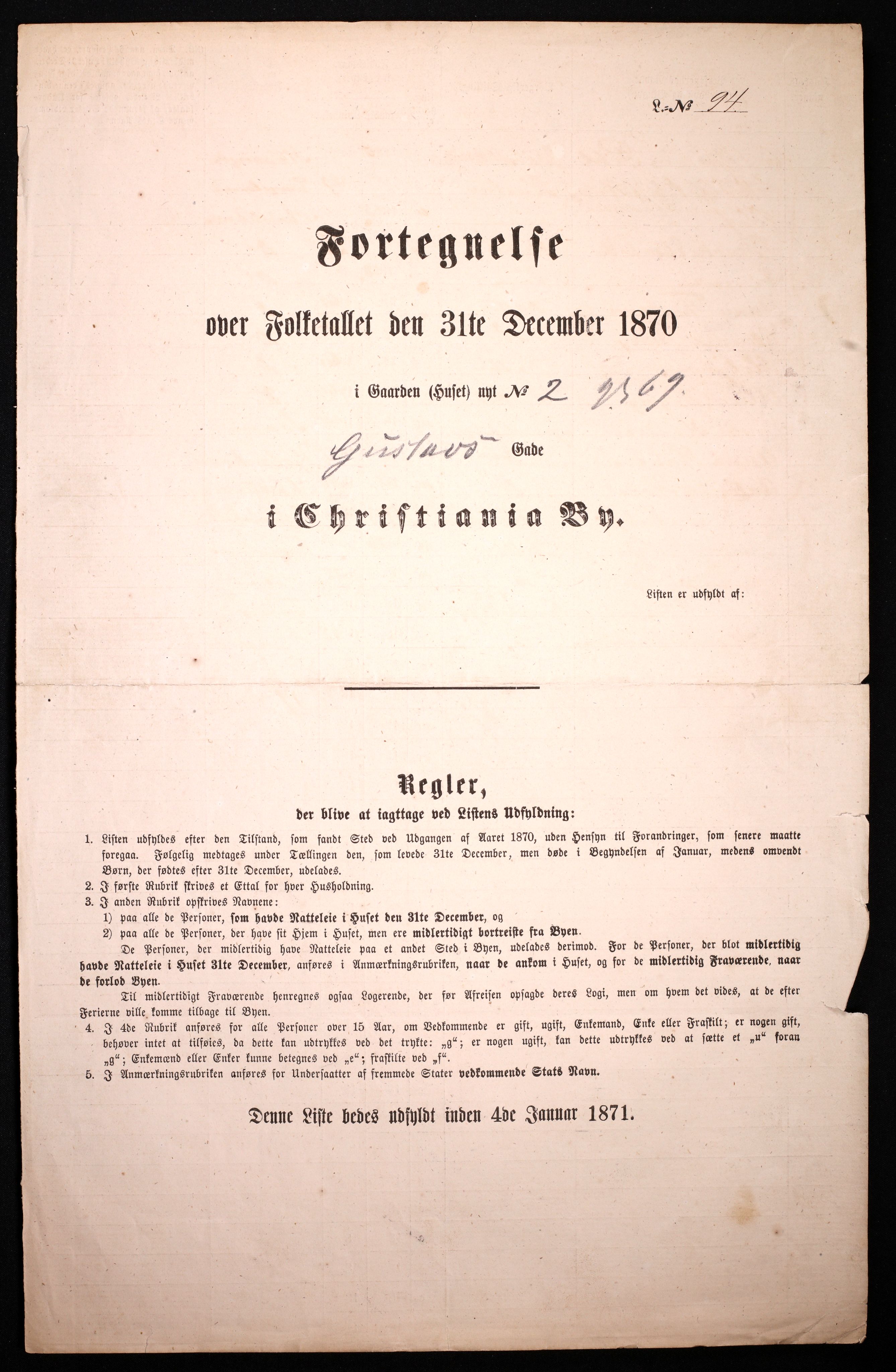 RA, 1870 census for 0301 Kristiania, 1870, p. 1235