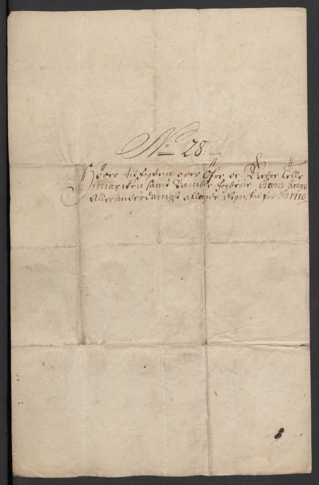 Rentekammeret inntil 1814, Reviderte regnskaper, Fogderegnskap, AV/RA-EA-4092/R36/L2119: Fogderegnskap Øvre og Nedre Telemark og Bamble, 1710, p. 153