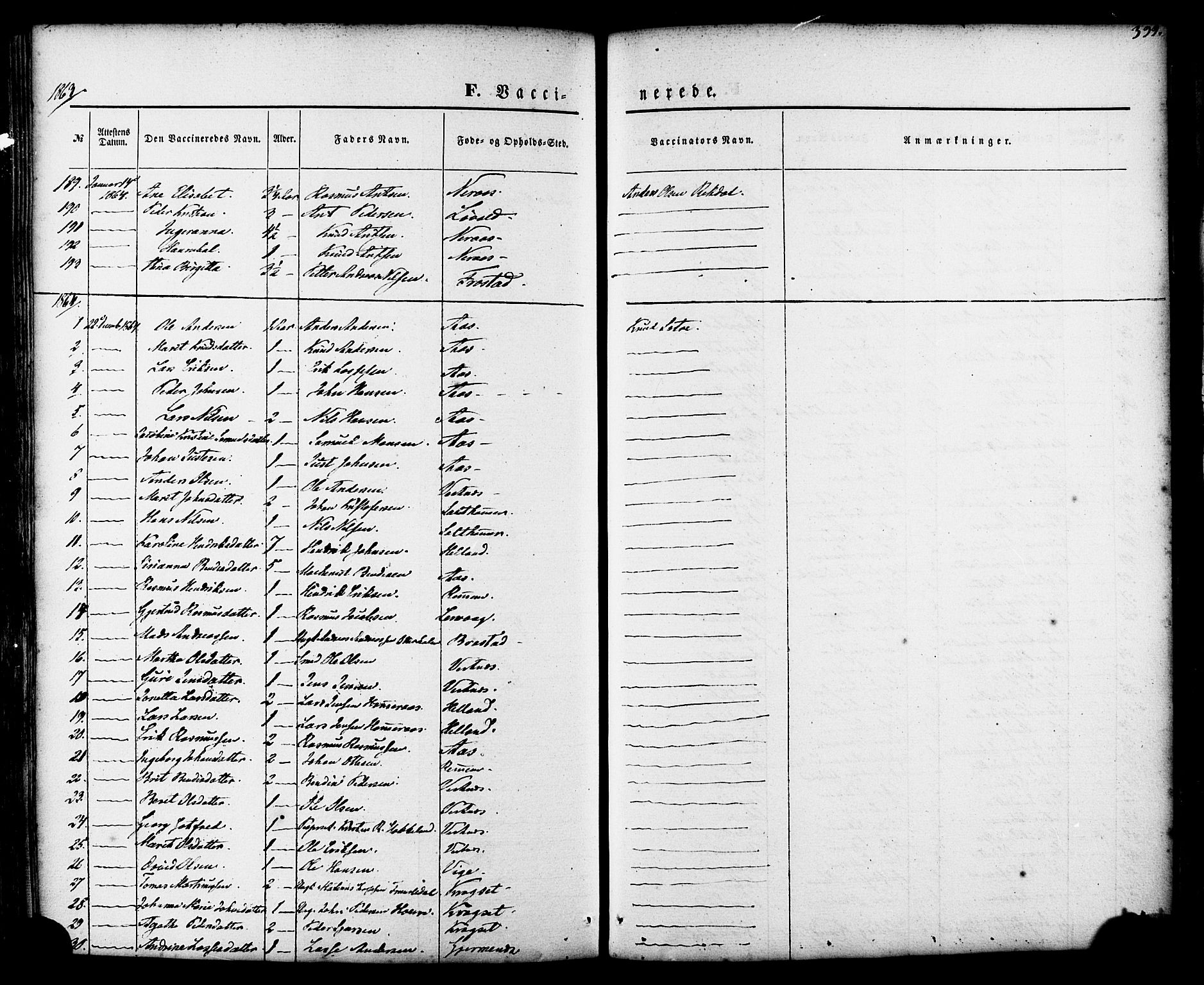 Ministerialprotokoller, klokkerbøker og fødselsregistre - Møre og Romsdal, AV/SAT-A-1454/539/L0529: Parish register (official) no. 539A02, 1848-1872, p. 399