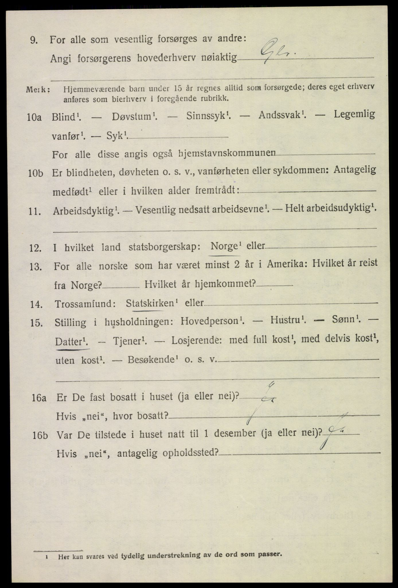 SAH, 1920 census for Eidskog, 1920, p. 9266