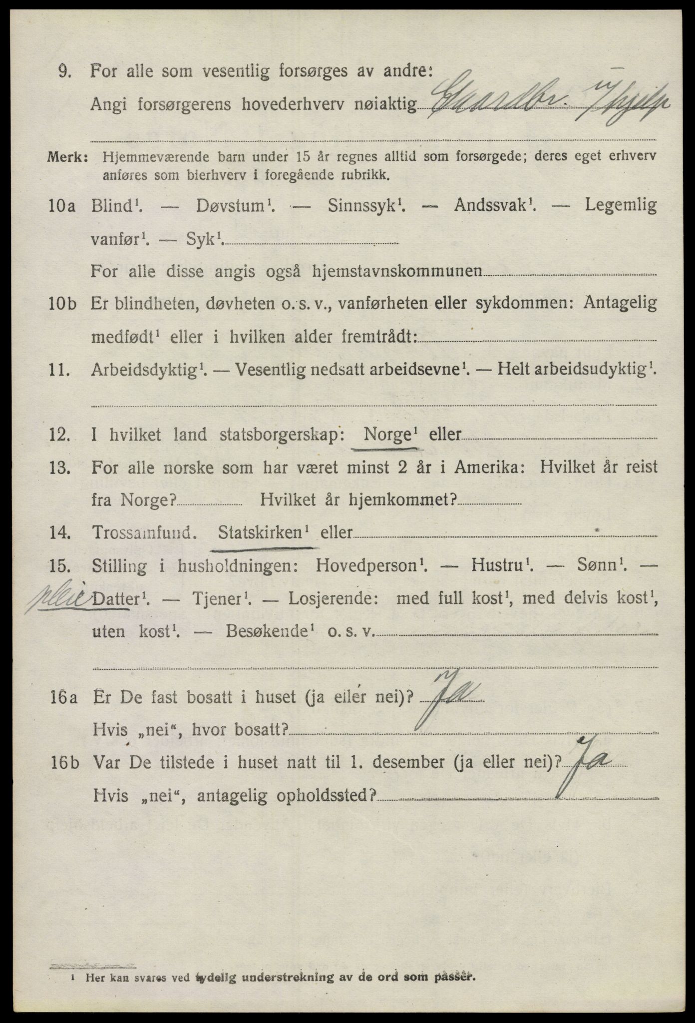 SAO, 1920 census for Nittedal, 1920, p. 4667