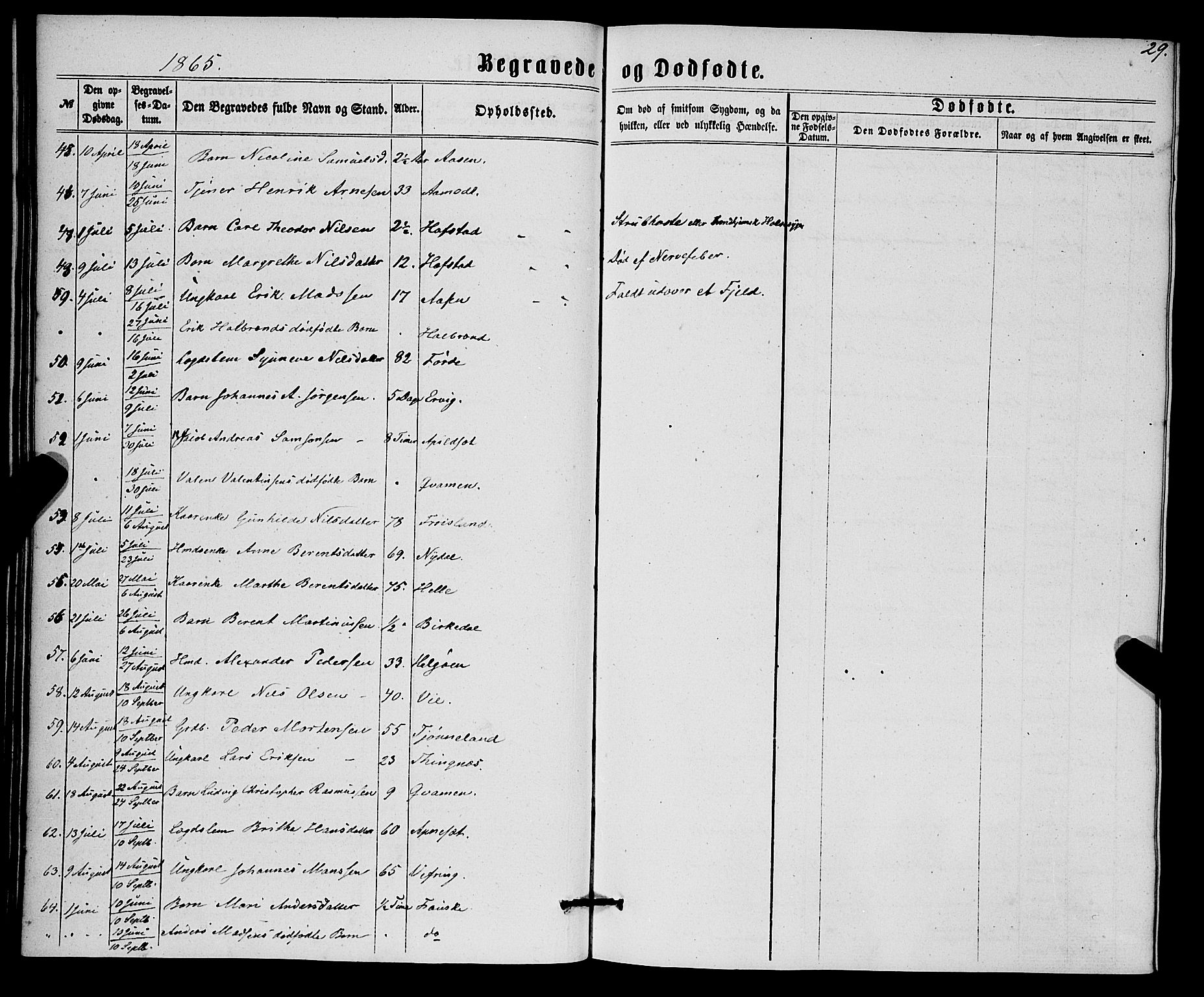 Førde sokneprestembete, AV/SAB-A-79901/H/Haa/Haaa/L0010: Parish register (official) no. A 10, 1861-1876, p. 29