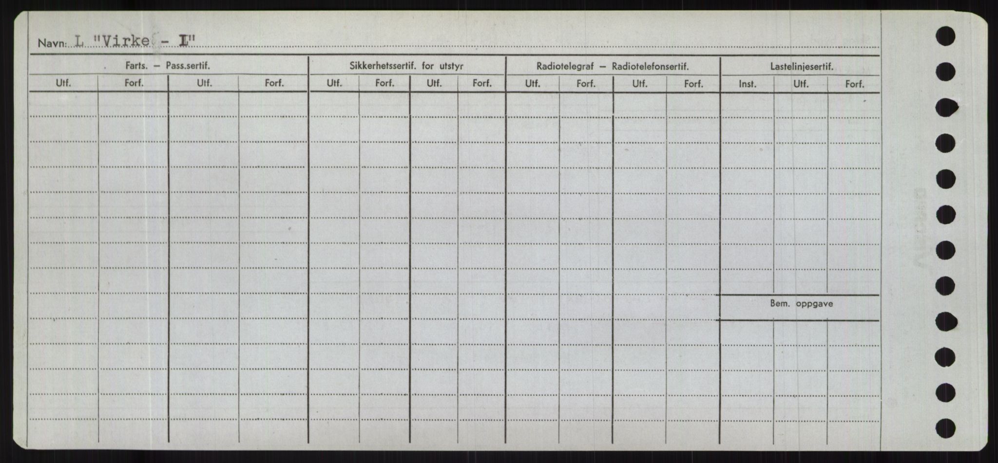 Sjøfartsdirektoratet med forløpere, Skipsmålingen, RA/S-1627/H/Hc/L0001: Lektere, A-Y, p. 632