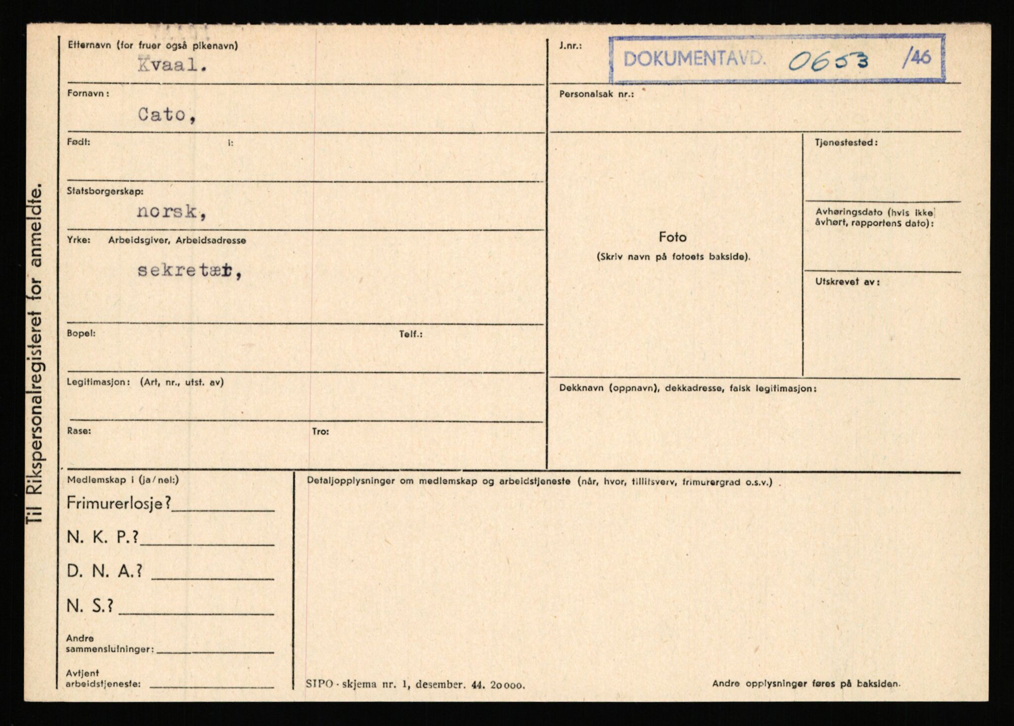 Statspolitiet - Hovedkontoret / Osloavdelingen, AV/RA-S-1329/C/Ca/L0009: Knutsen - Limstrand, 1943-1945, p. 2078