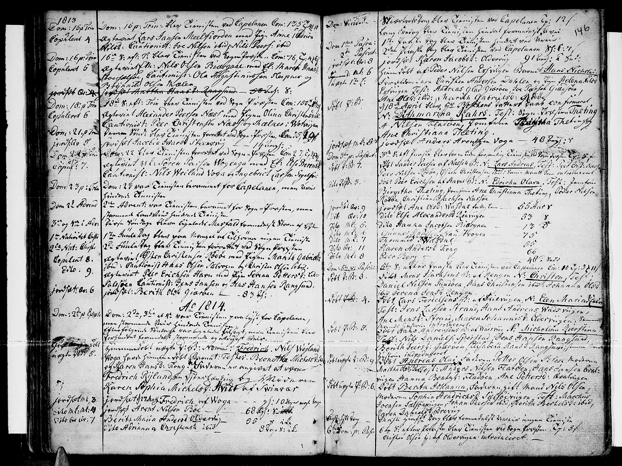 Ministerialprotokoller, klokkerbøker og fødselsregistre - Nordland, SAT/A-1459/841/L0591: Parish register (official) no. 841A03 /1, 1777-1819, p. 145-146