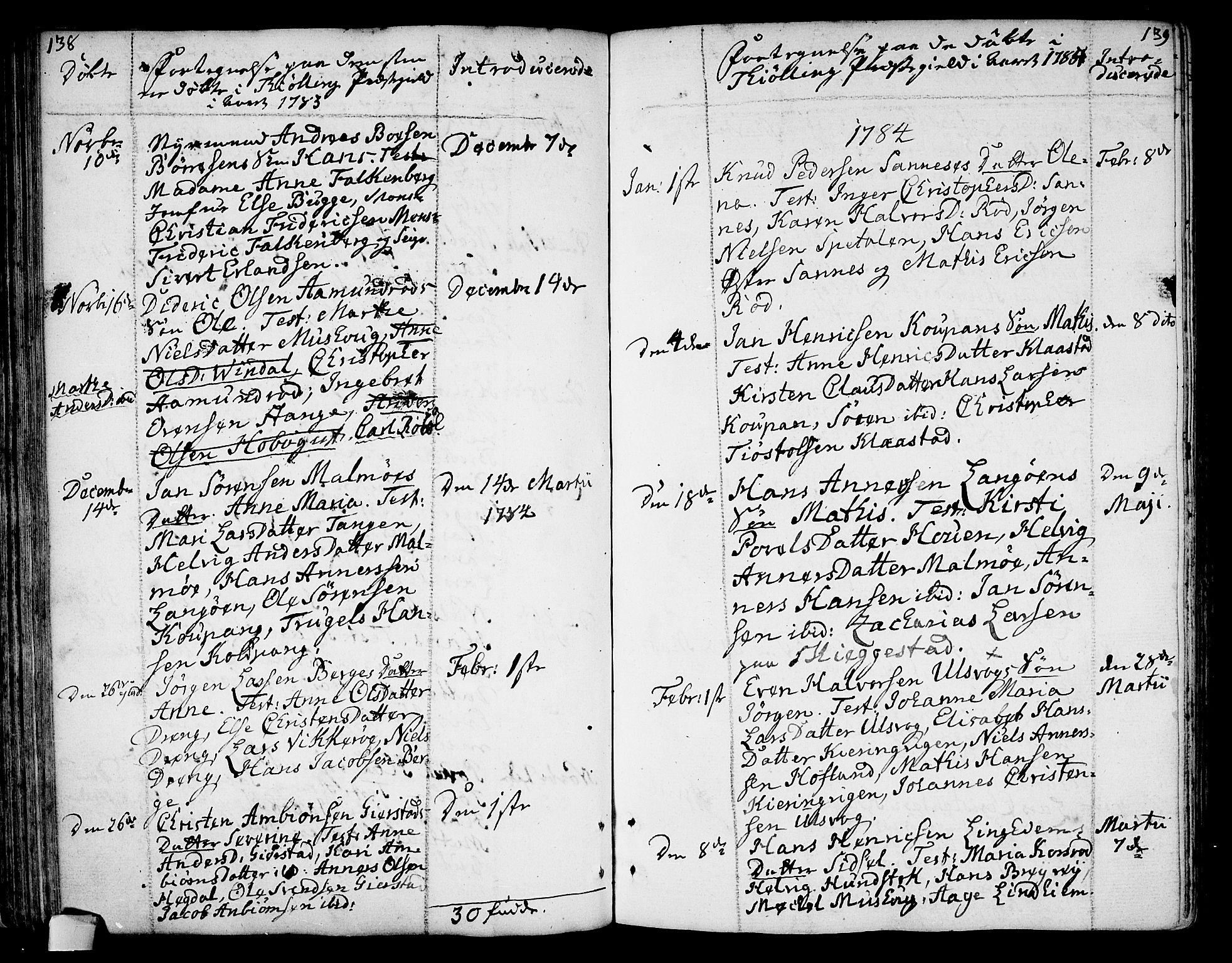 Tjølling kirkebøker, SAKO/A-60/F/Fa/L0004: Parish register (official) no. 4, 1779-1817, p. 138-139