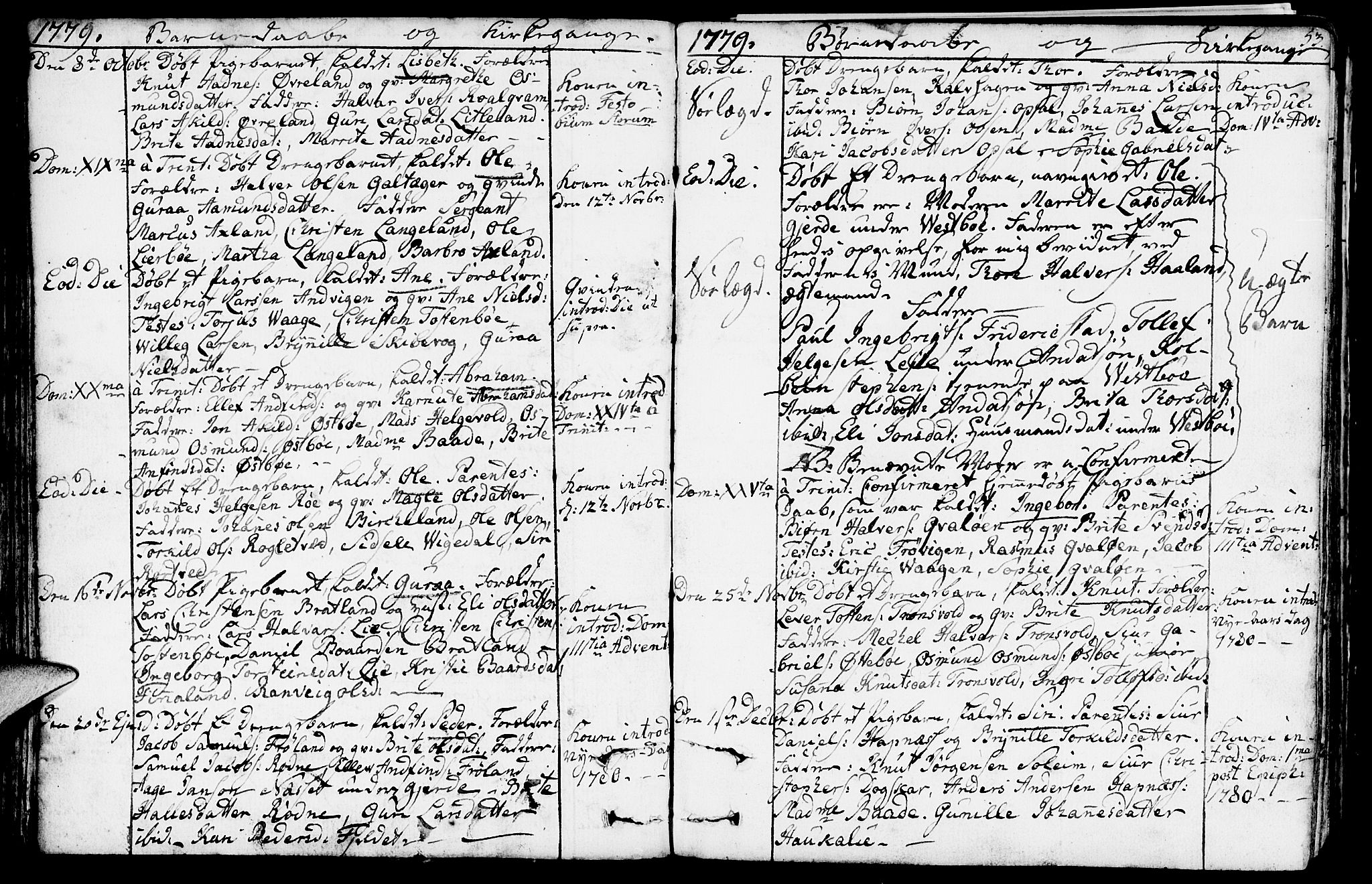 Vikedal sokneprestkontor, SAST/A-101840/01/IV: Parish register (official) no. A 2, 1779-1817, p. 53