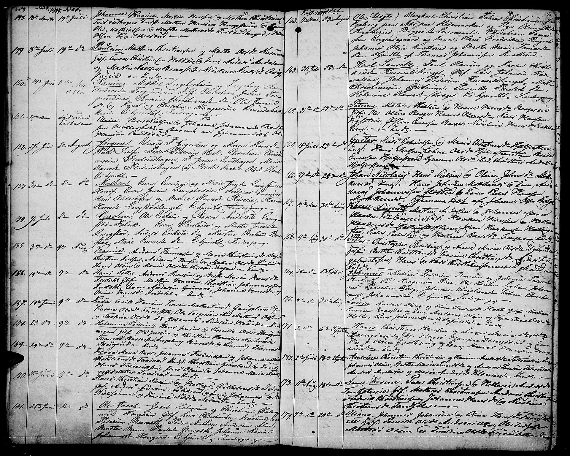 Vestre Toten prestekontor, AV/SAH-PREST-108/H/Ha/Hab/L0005: Parish register (copy) no. 5, 1854-1870, p. 33