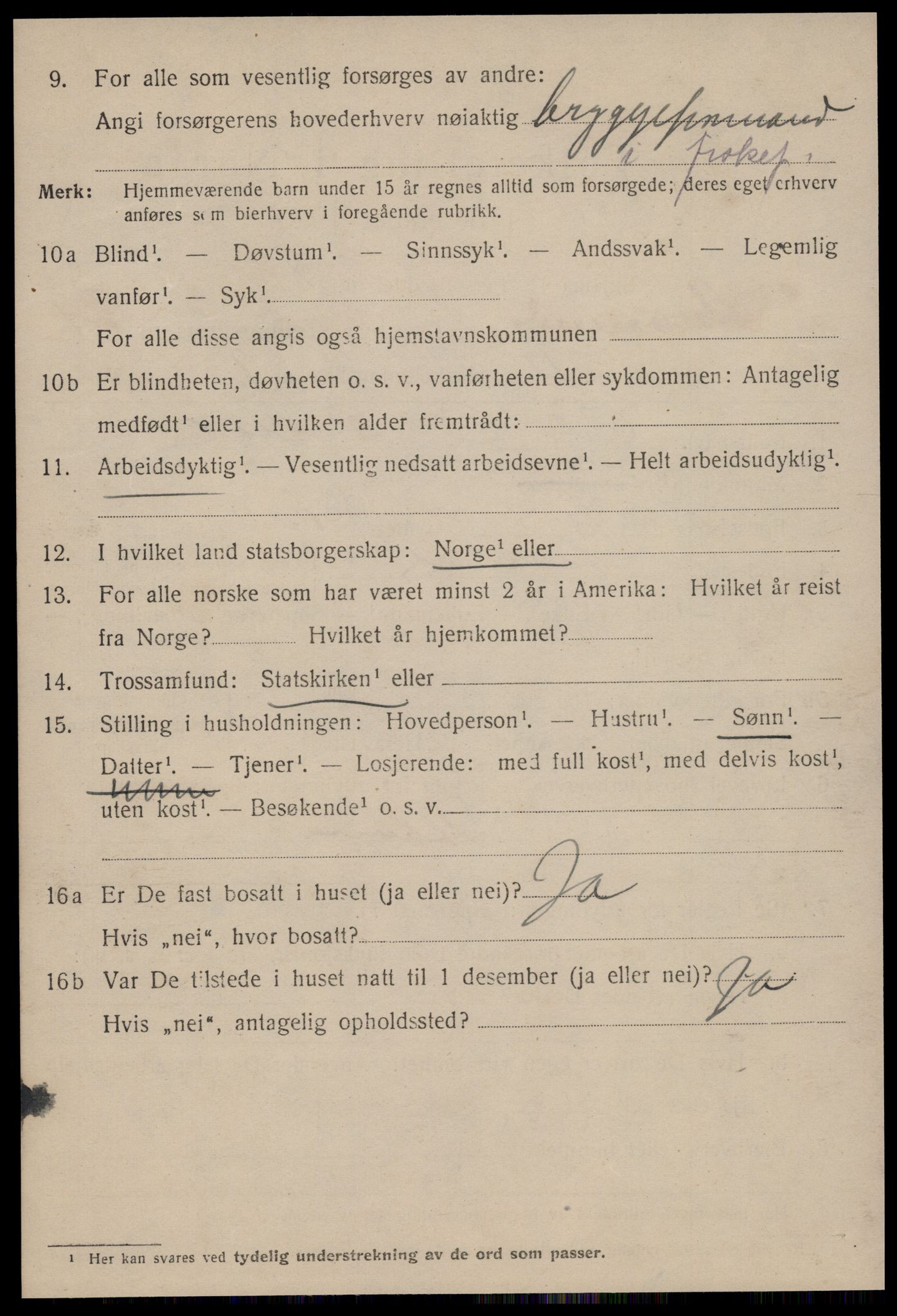 SAT, 1920 census for Ålesund, 1920, p. 43243