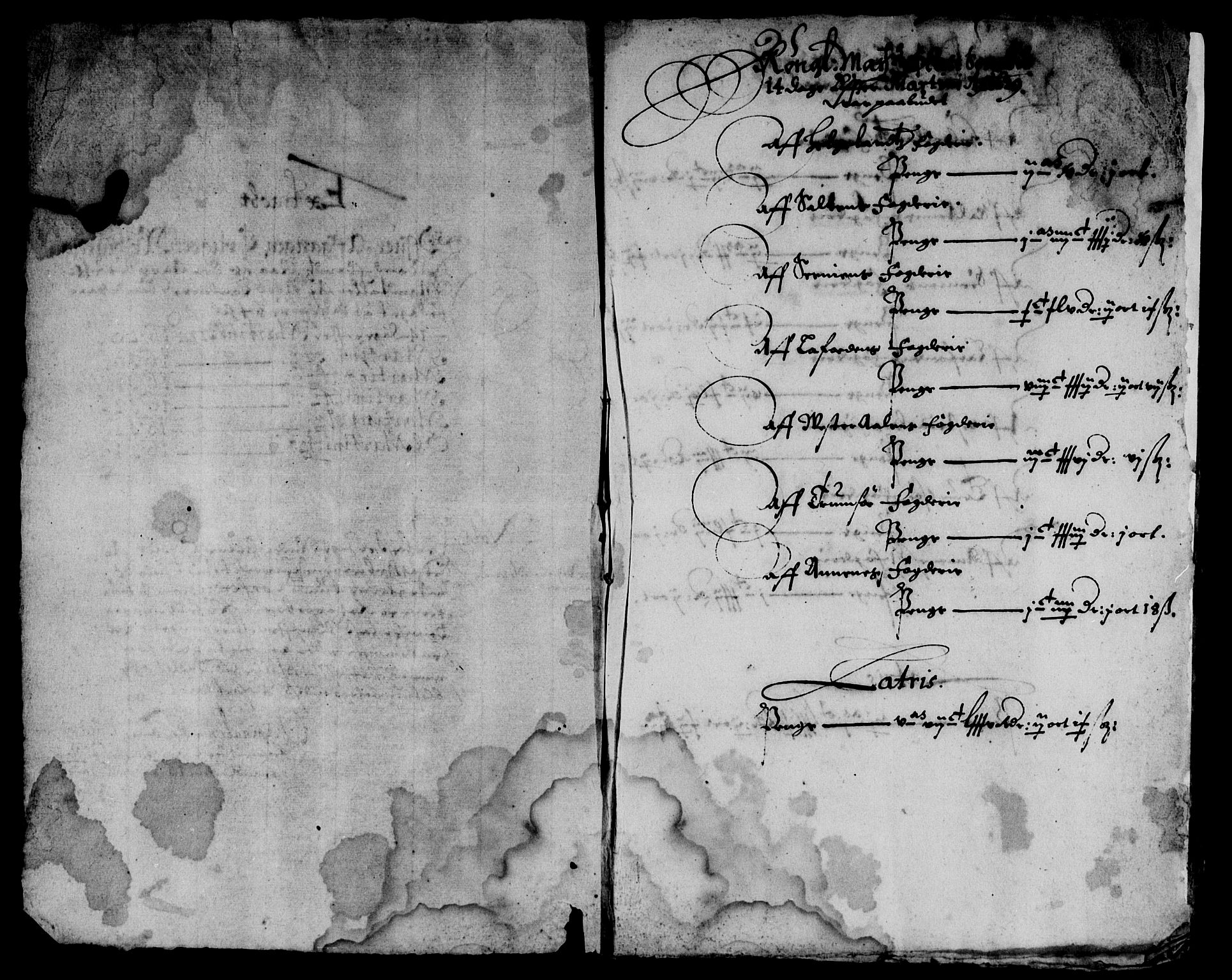 Rentekammeret inntil 1814, Reviderte regnskaper, Lensregnskaper, AV/RA-EA-5023/R/Rb/Rbz/L0026: Nordlandenes len, 1629-1636