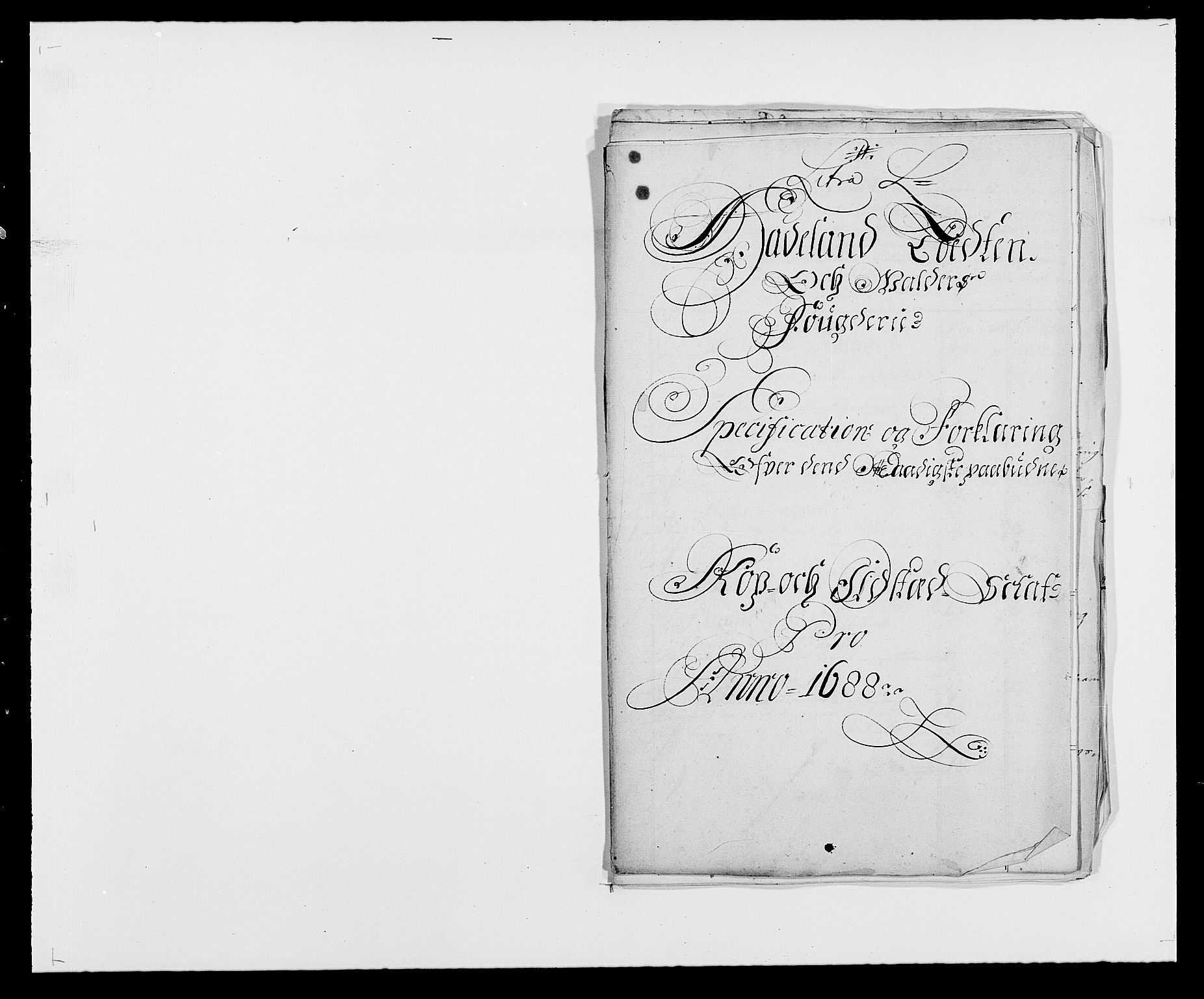 Rentekammeret inntil 1814, Reviderte regnskaper, Fogderegnskap, RA/EA-4092/R18/L1287: Fogderegnskap Hadeland, Toten og Valdres, 1688, p. 280