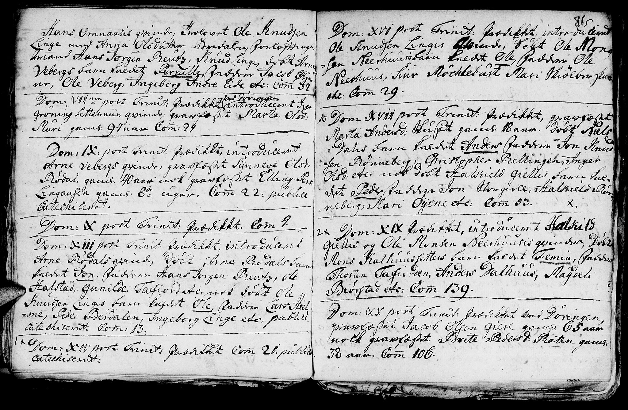 Ministerialprotokoller, klokkerbøker og fødselsregistre - Møre og Romsdal, SAT/A-1454/519/L0240: Parish register (official) no. 519A01 /1, 1736-1760, p. 86