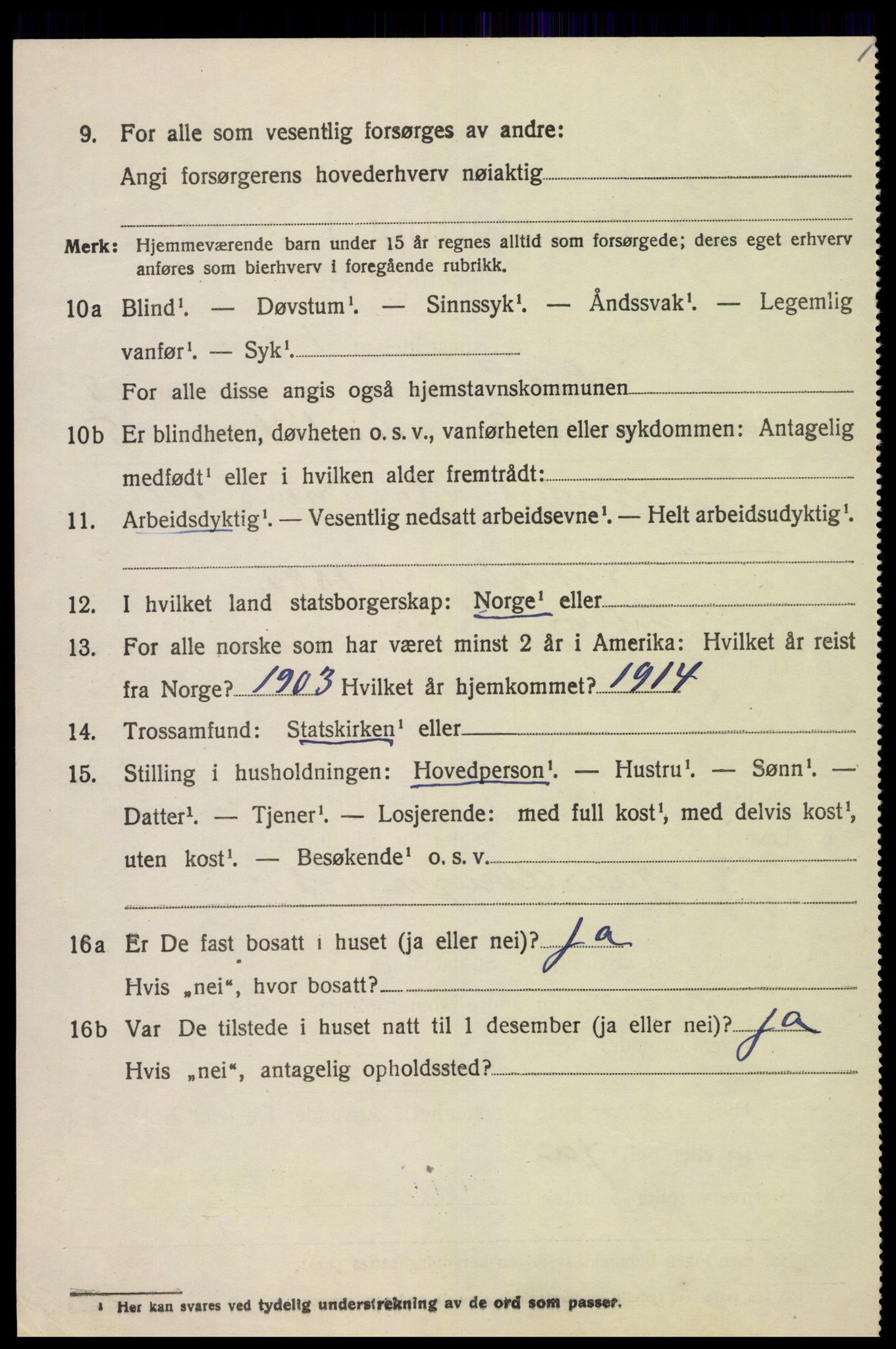 SAK, 1920 census for Lista, 1920, p. 14056