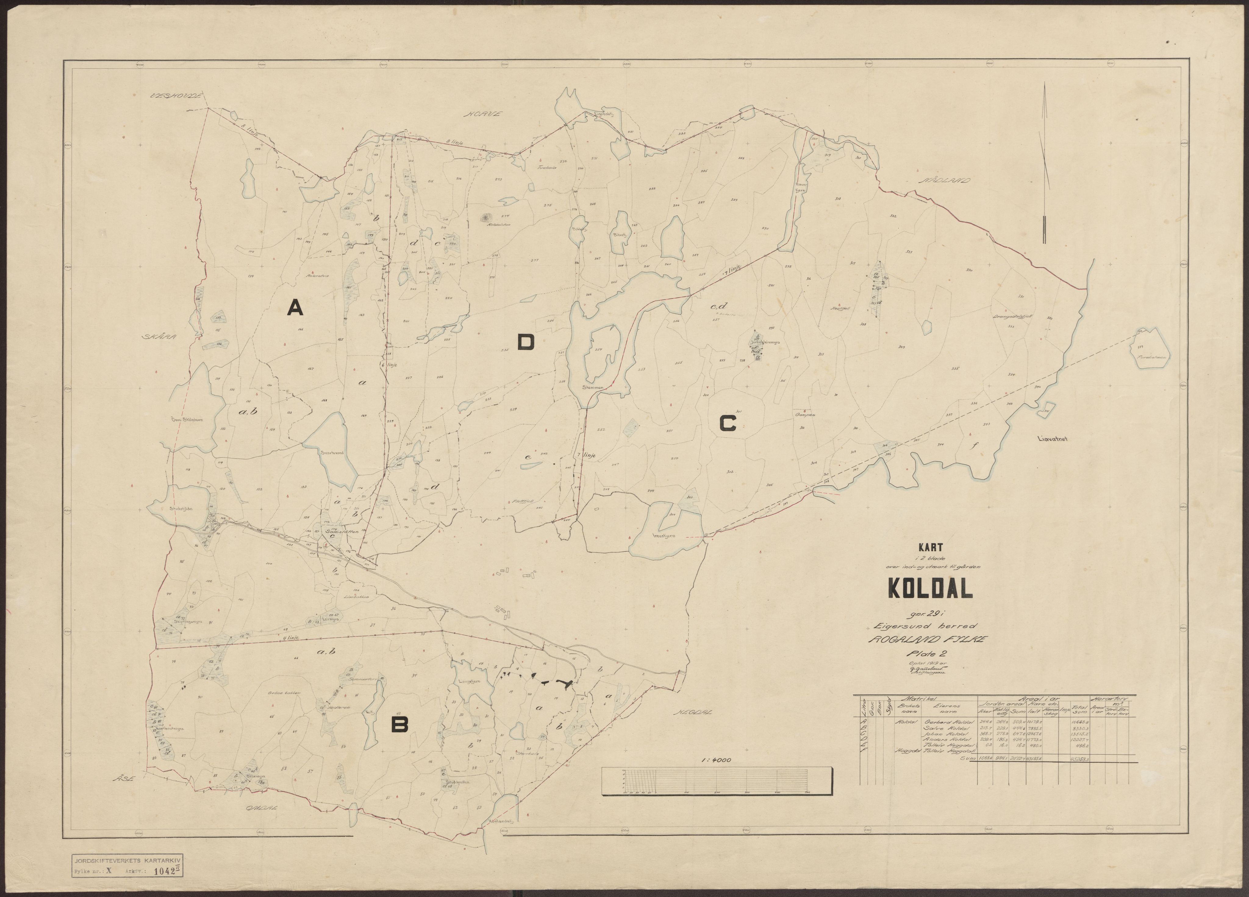 Jordskifteverkets kartarkiv, AV/RA-S-3929/T, 1859-1988, p. 1216