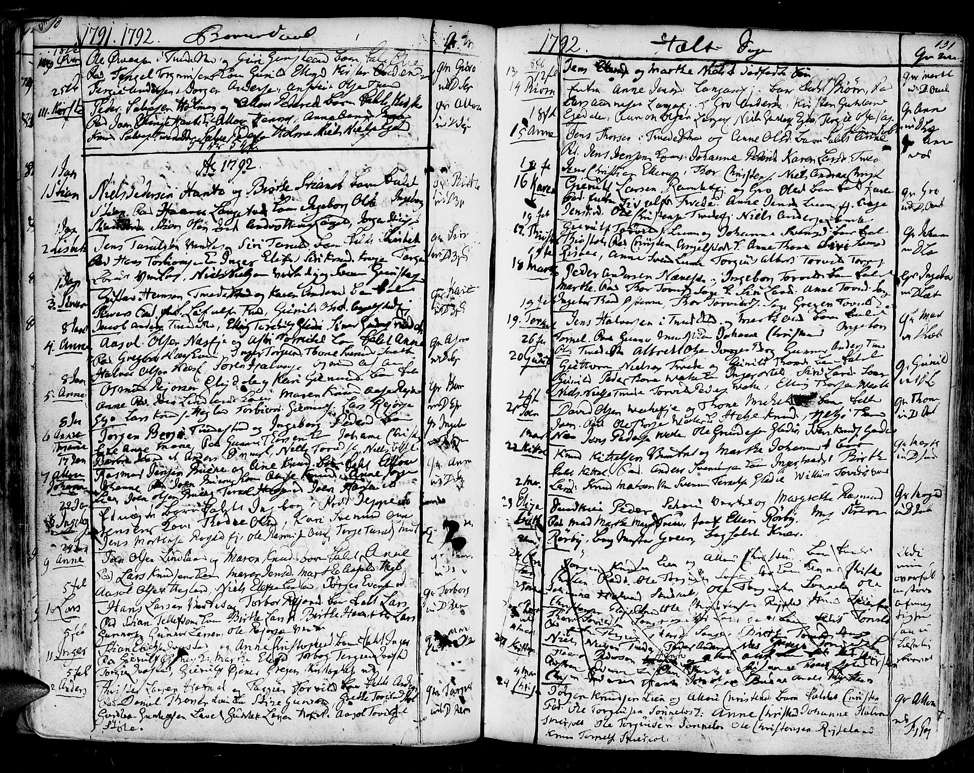 Holt sokneprestkontor, AV/SAK-1111-0021/F/Fa/L0003: Parish register (official) no. A 3, 1765-1798, p. 150-151