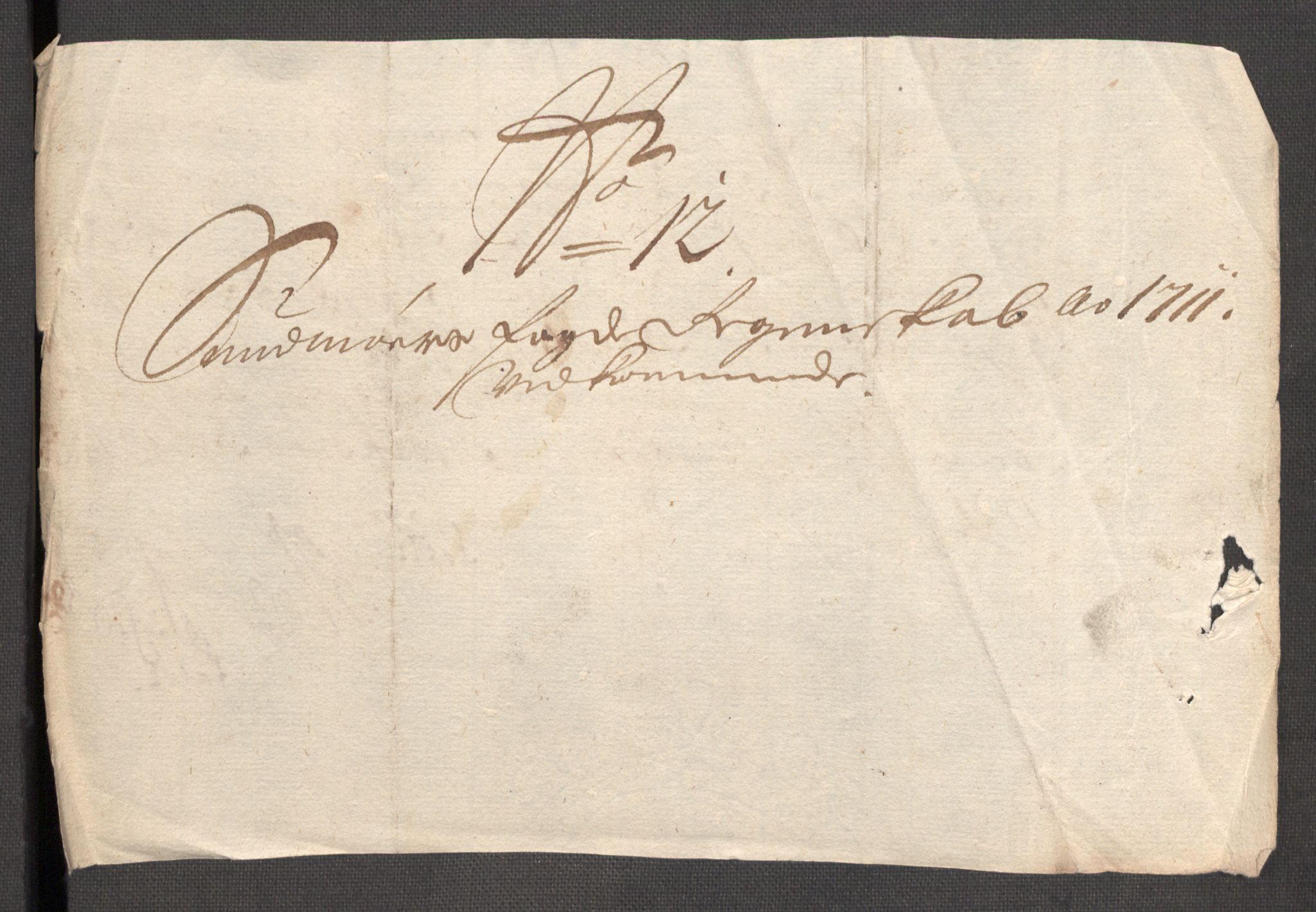 Rentekammeret inntil 1814, Reviderte regnskaper, Fogderegnskap, AV/RA-EA-4092/R54/L3564: Fogderegnskap Sunnmøre, 1711, p. 133