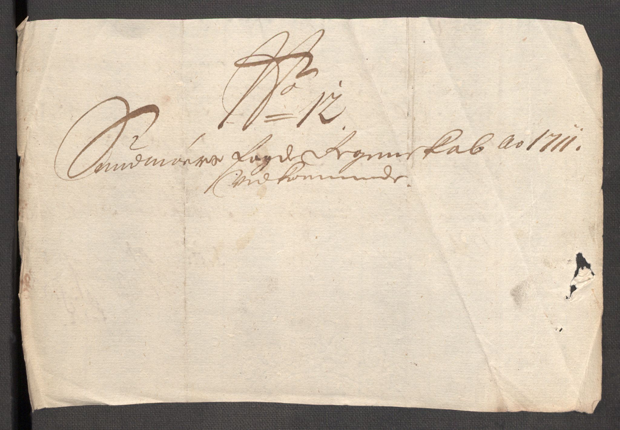 Rentekammeret inntil 1814, Reviderte regnskaper, Fogderegnskap, RA/EA-4092/R54/L3564: Fogderegnskap Sunnmøre, 1711, p. 133