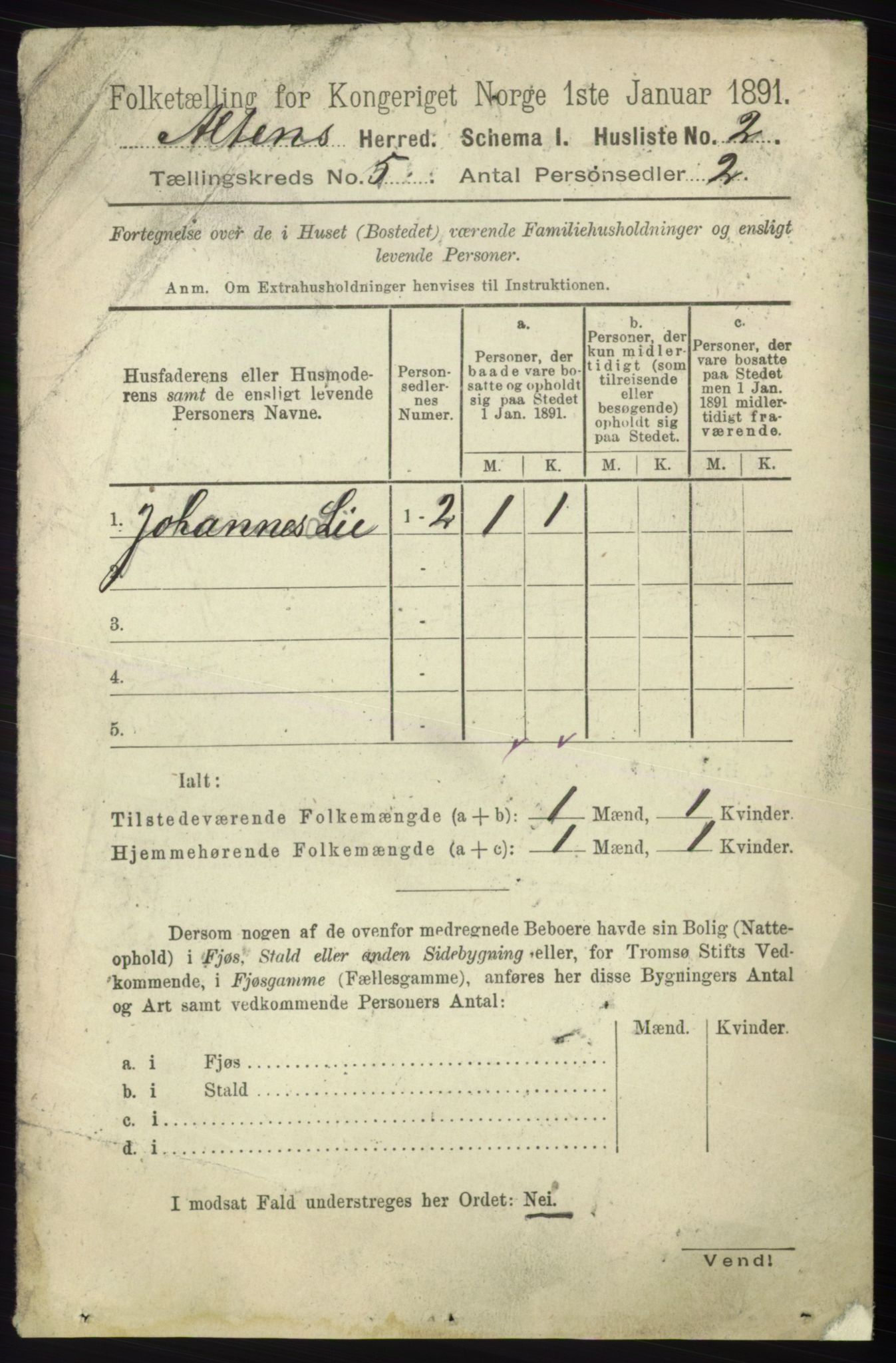 RA, 1891 census for 2012 Alta, 1891, p. 1622