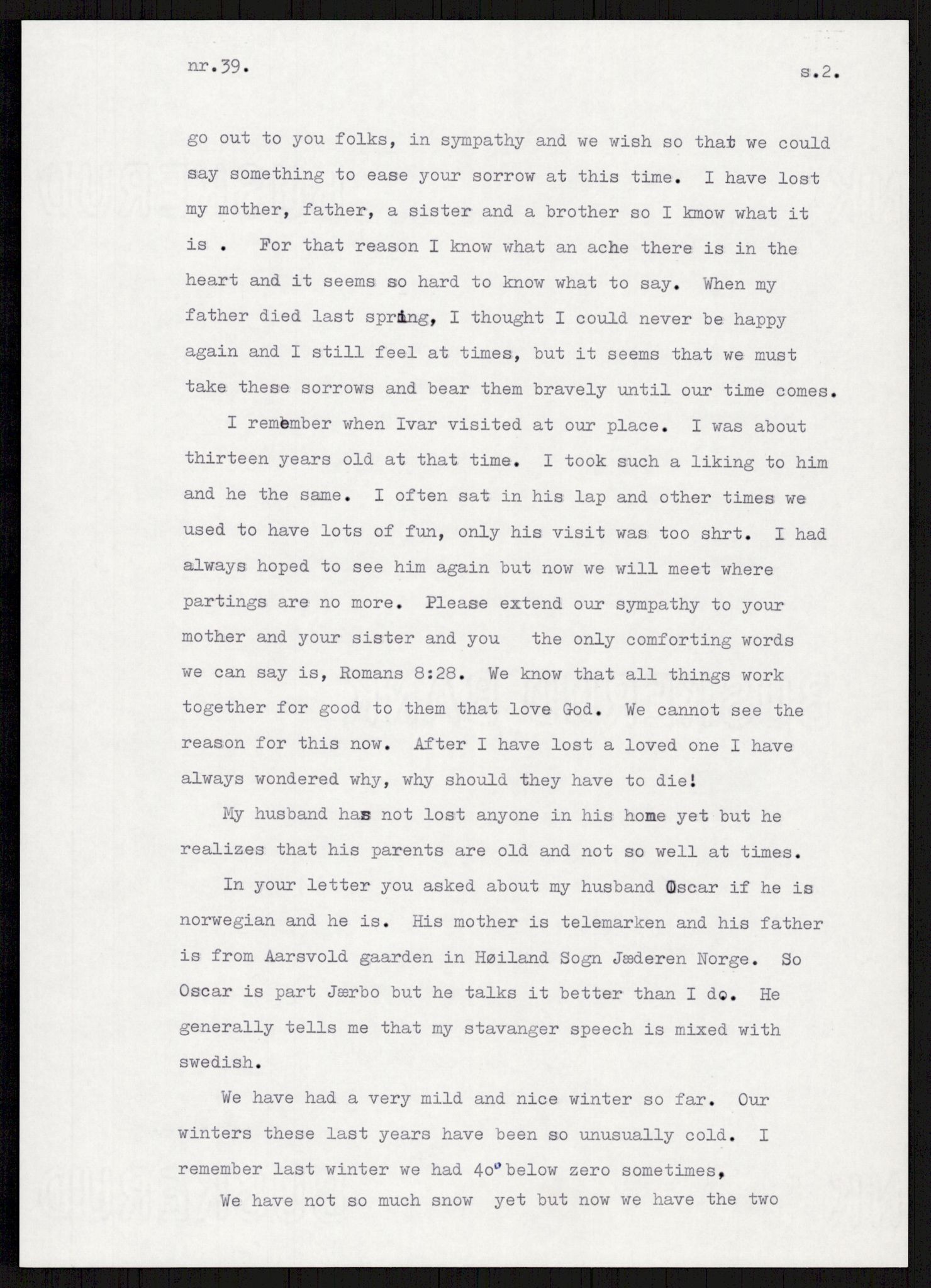 Samlinger til kildeutgivelse, Amerikabrevene, AV/RA-EA-4057/F/L0002: Innlån fra Oslo: Garborgbrevene III - V, 1838-1914, p. 34