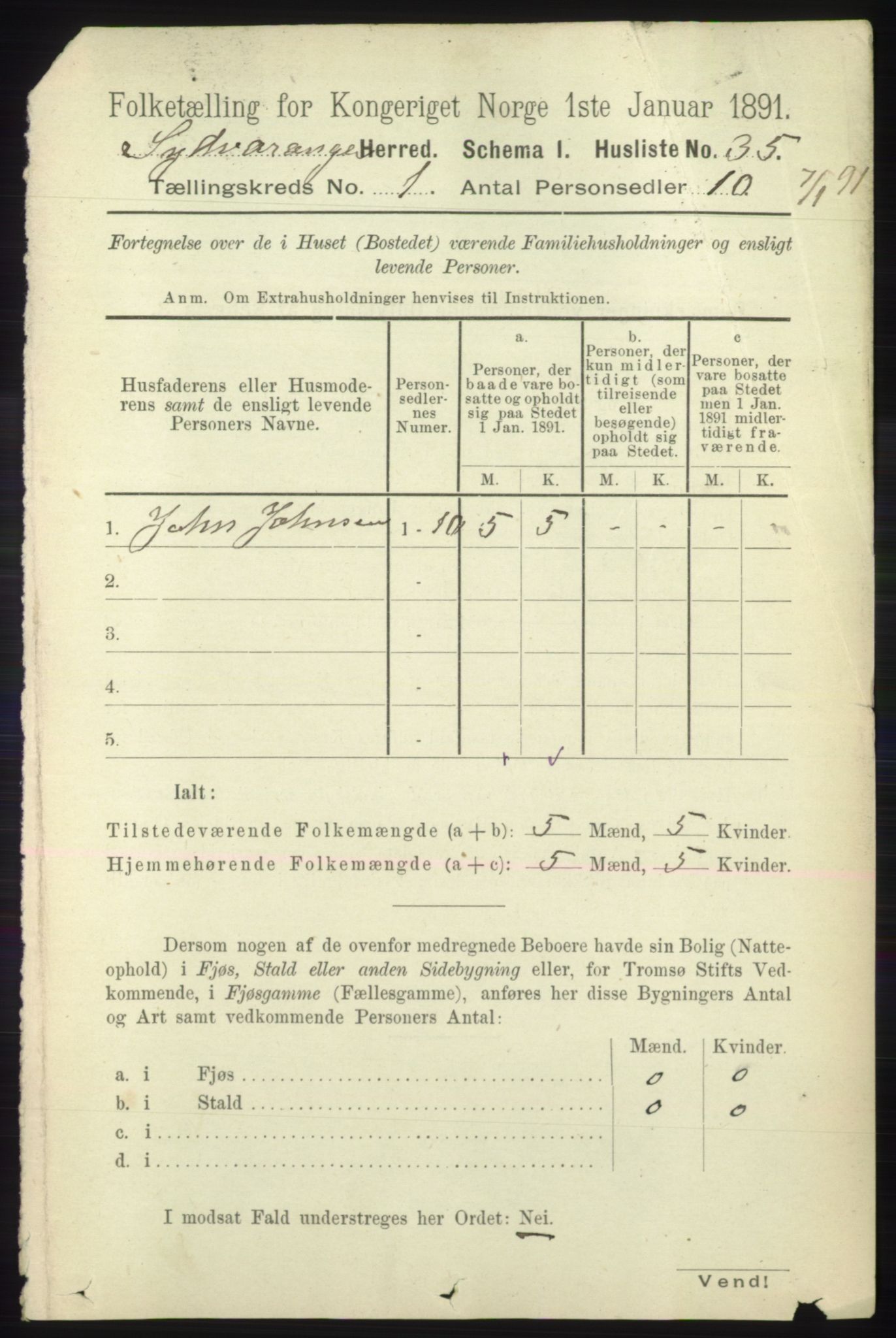 RA, 1891 census for 2030 Sør-Varanger, 1891, p. 55