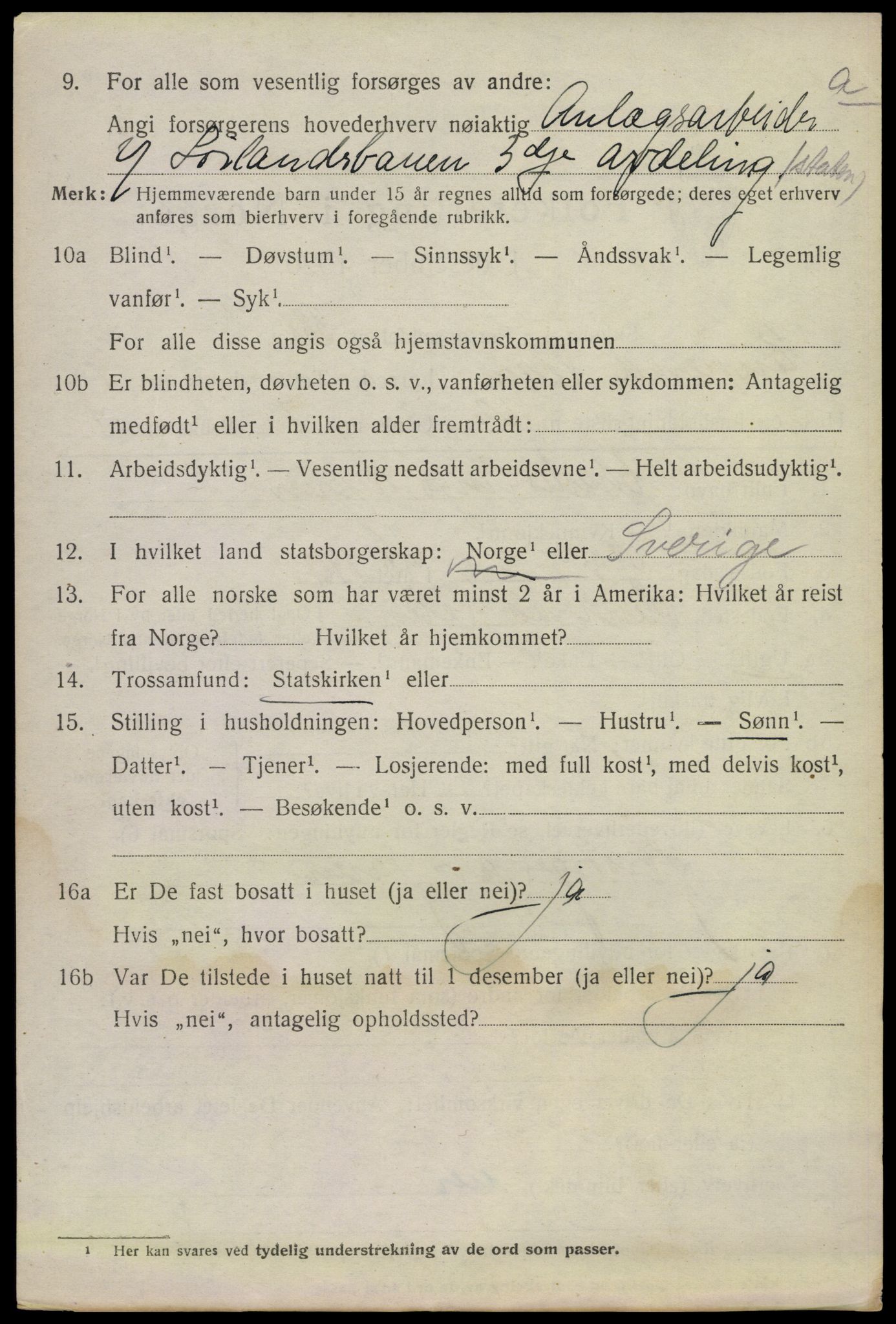 SAKO, 1920 census for Sauherad, 1920, p. 2302