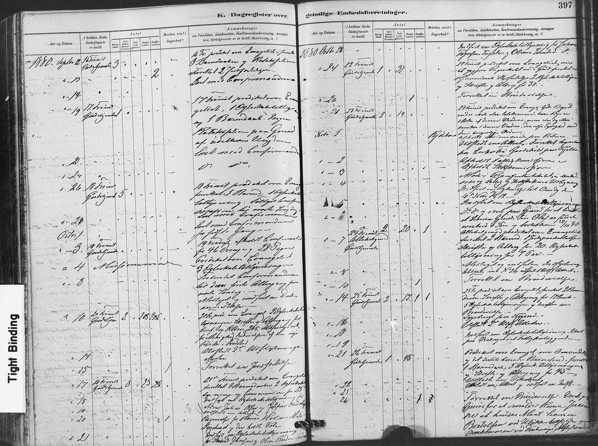 Hvaler prestekontor Kirkebøker, SAO/A-2001/F/Fa/L0008: Parish register (official) no. I 8, 1878-1895, p. 397