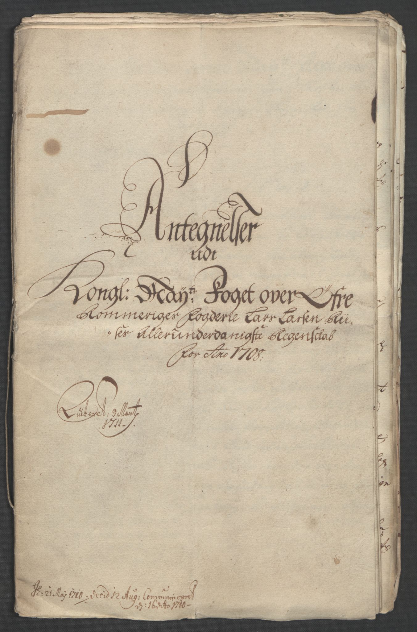 Rentekammeret inntil 1814, Reviderte regnskaper, Fogderegnskap, AV/RA-EA-4092/R12/L0719: Fogderegnskap Øvre Romerike, 1708-1709, p. 175