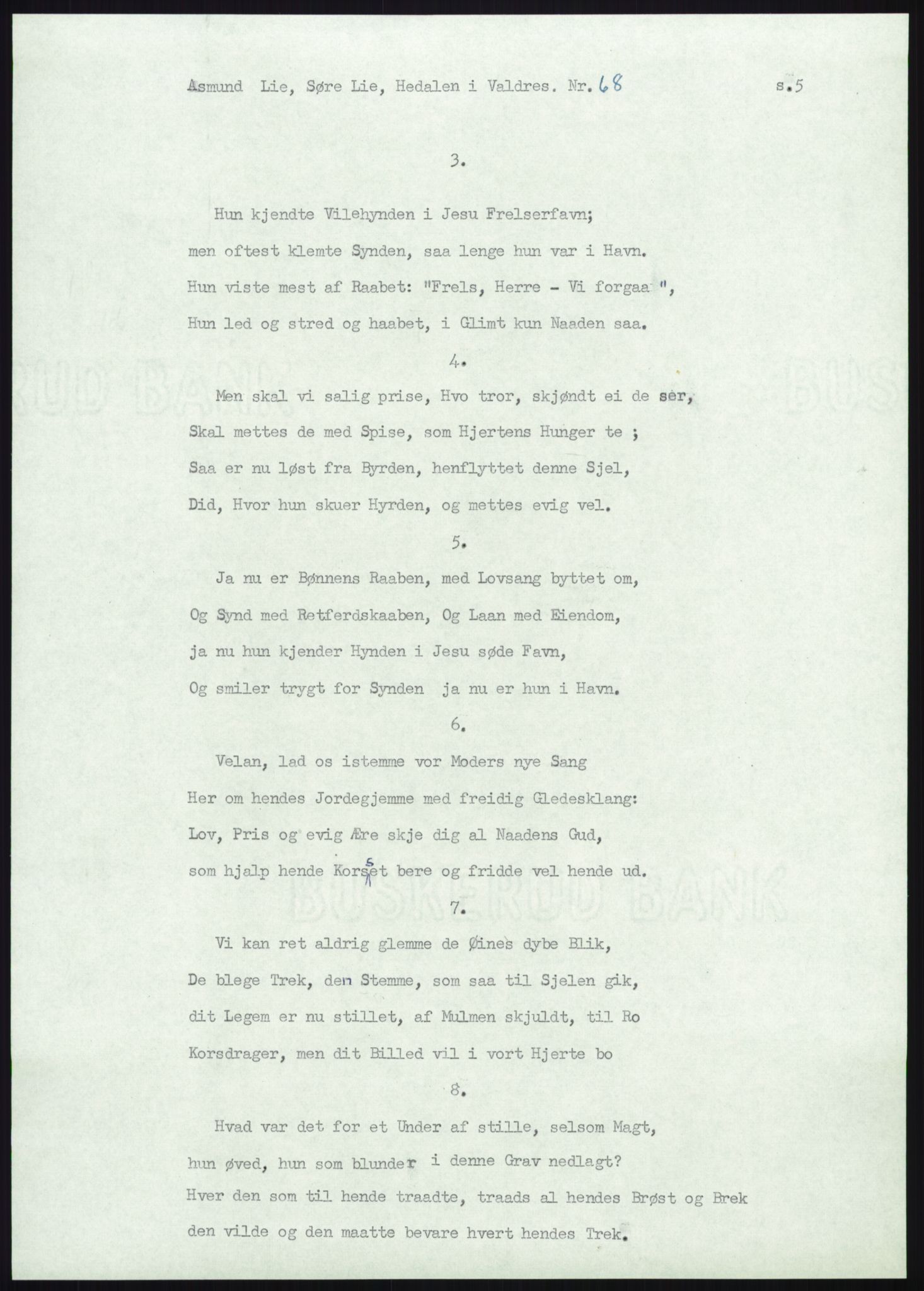 Samlinger til kildeutgivelse, Amerikabrevene, AV/RA-EA-4057/F/L0012: Innlån fra Oppland: Lie (brevnr 1-78), 1838-1914, p. 959