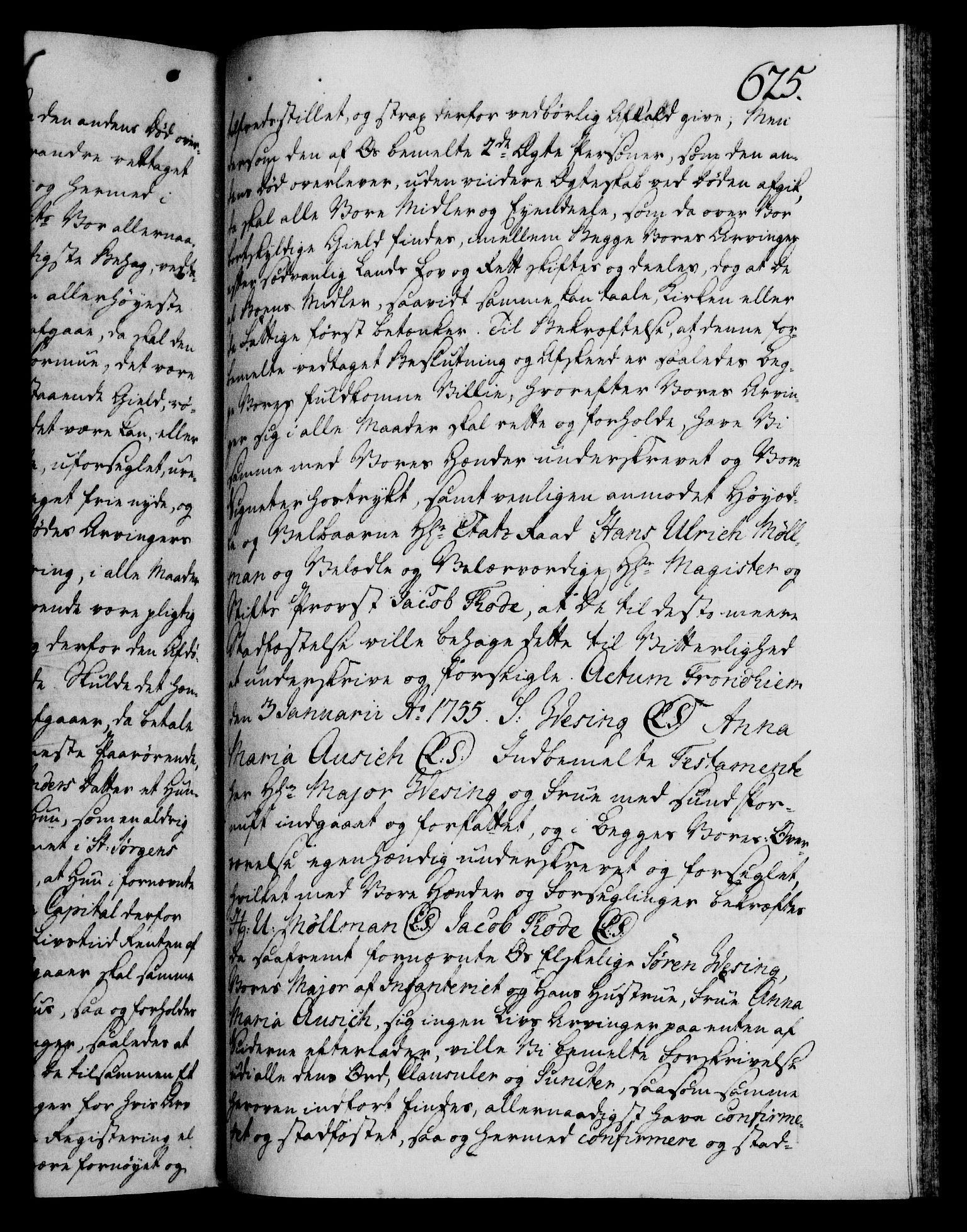 Danske Kanselli 1572-1799, AV/RA-EA-3023/F/Fc/Fca/Fcaa/L0040: Norske registre, 1757-1759, p. 625a