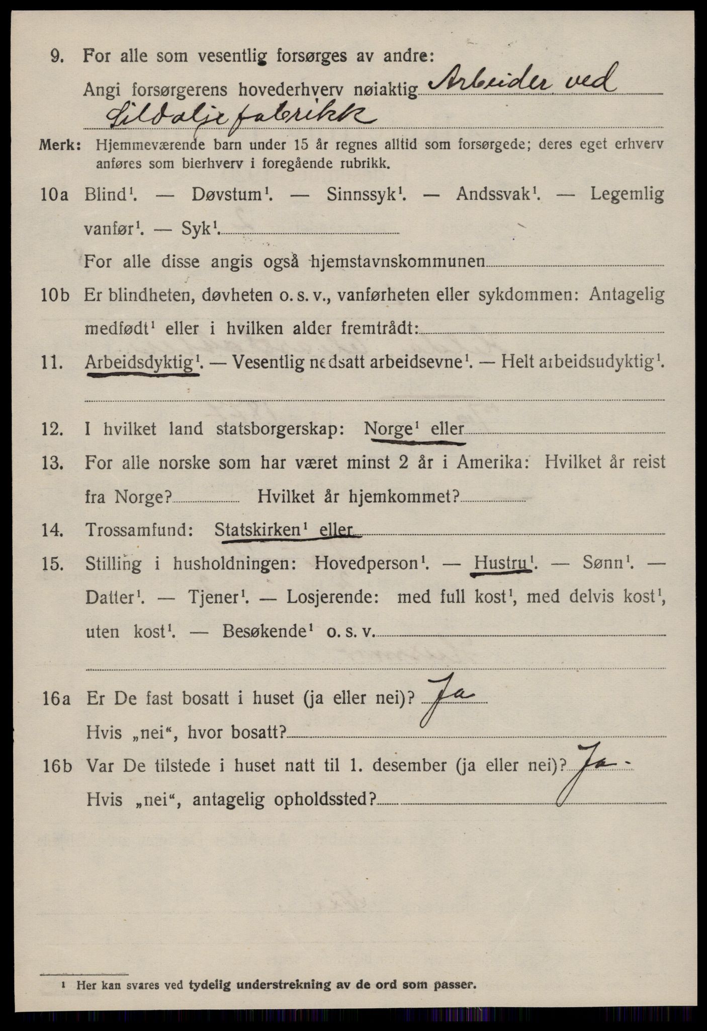 SAT, 1920 census for Ørsta, 1920, p. 5981