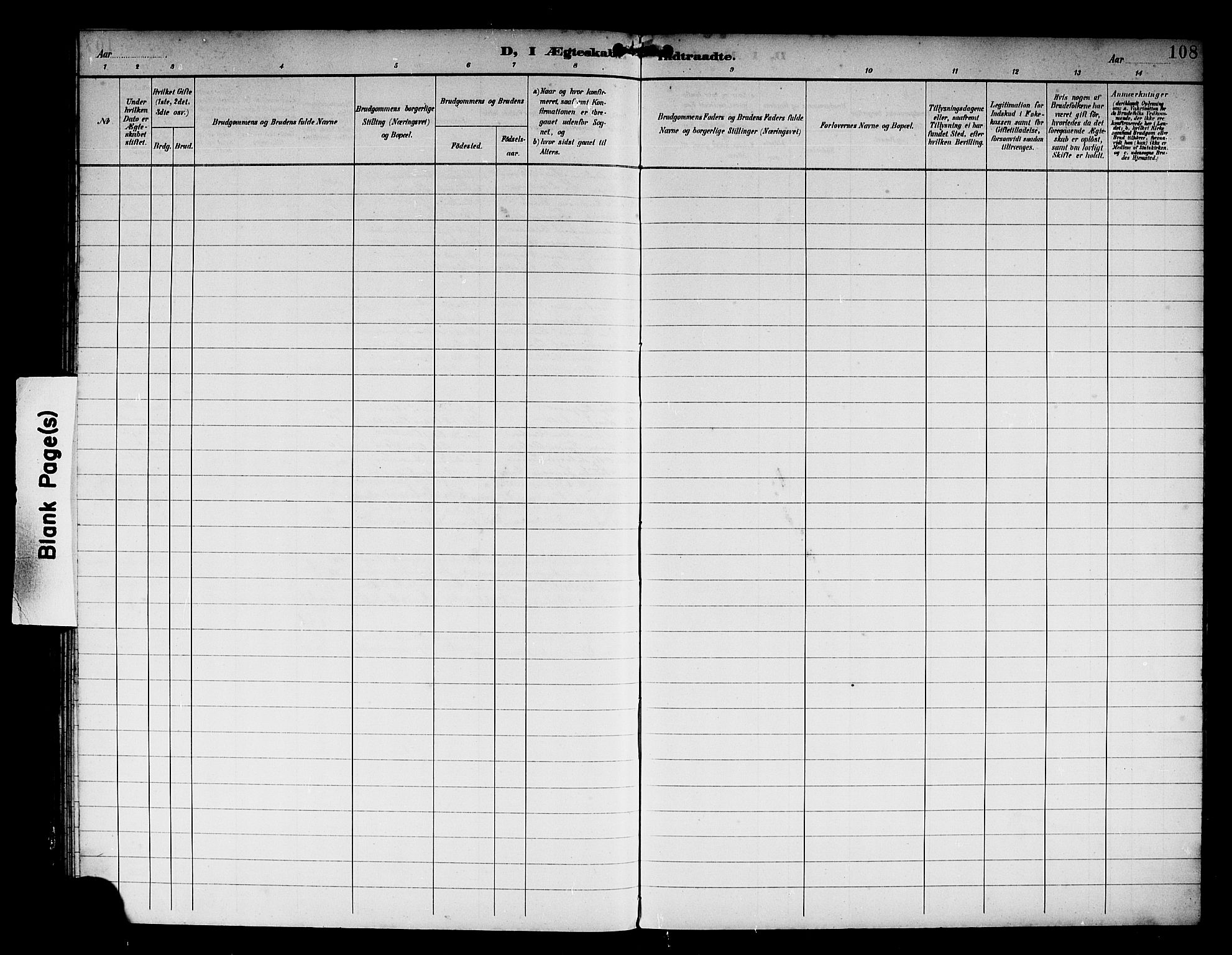 Solund sokneprestembete, AV/SAB-A-81401: Parish register (copy) no. A 2, 1893-1921, p. 108