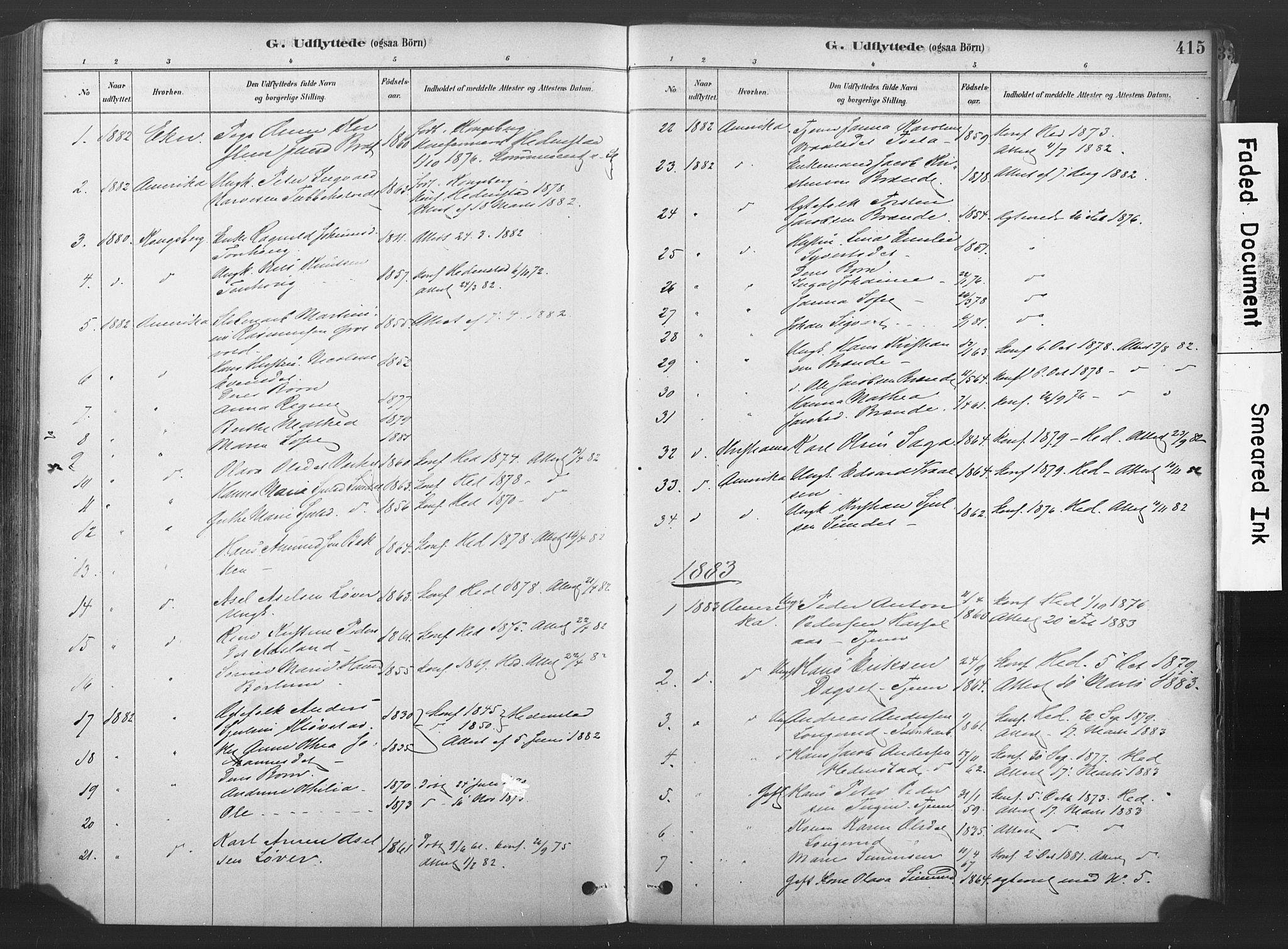Sandsvær kirkebøker, SAKO/A-244/F/Fd/L0001: Parish register (official) no. IV 1, 1878-1906, p. 415