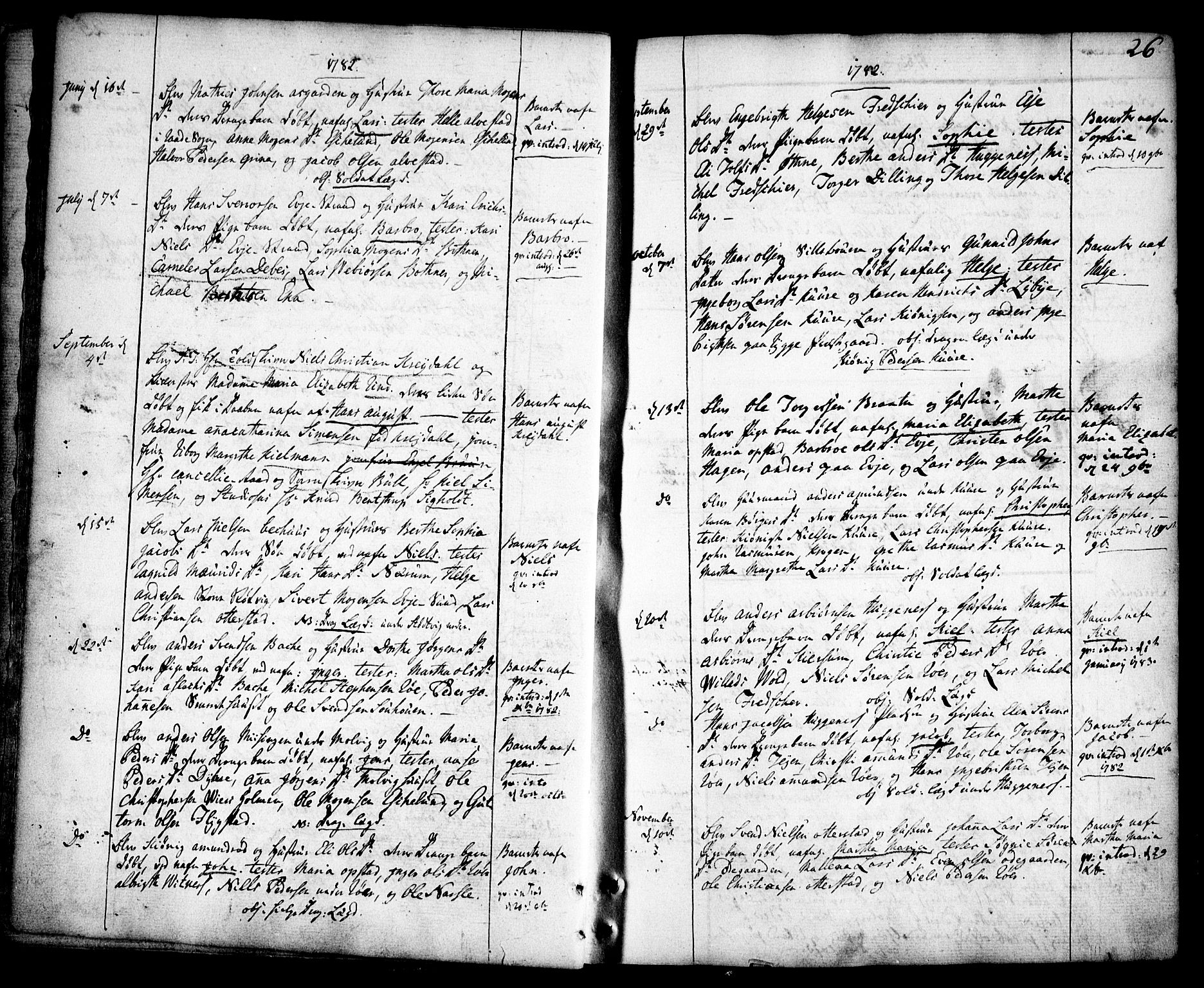 Rygge prestekontor Kirkebøker, AV/SAO-A-10084b/F/Fa/L0002: Parish register (official) no. 2, 1771-1814, p. 26