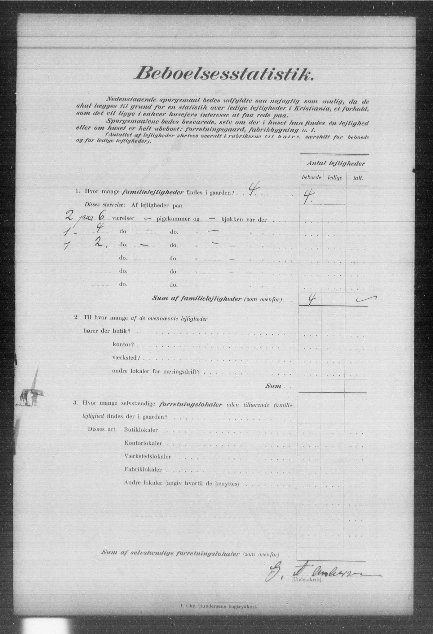 OBA, Municipal Census 1903 for Kristiania, 1903, p. 5559