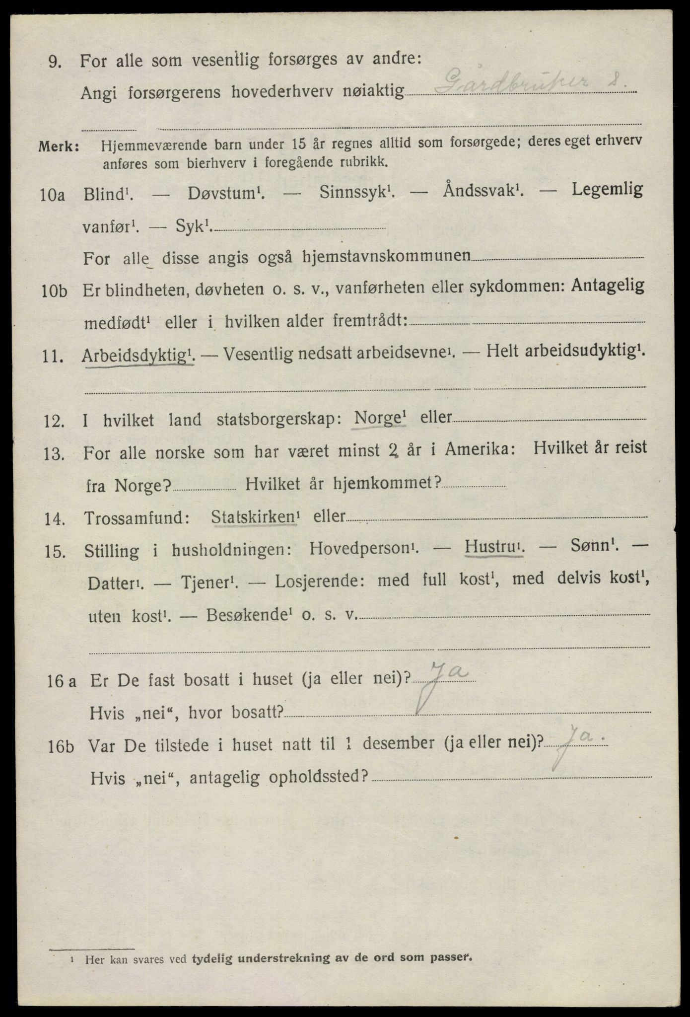 SAO, 1920 census for Askim, 1920, p. 9474