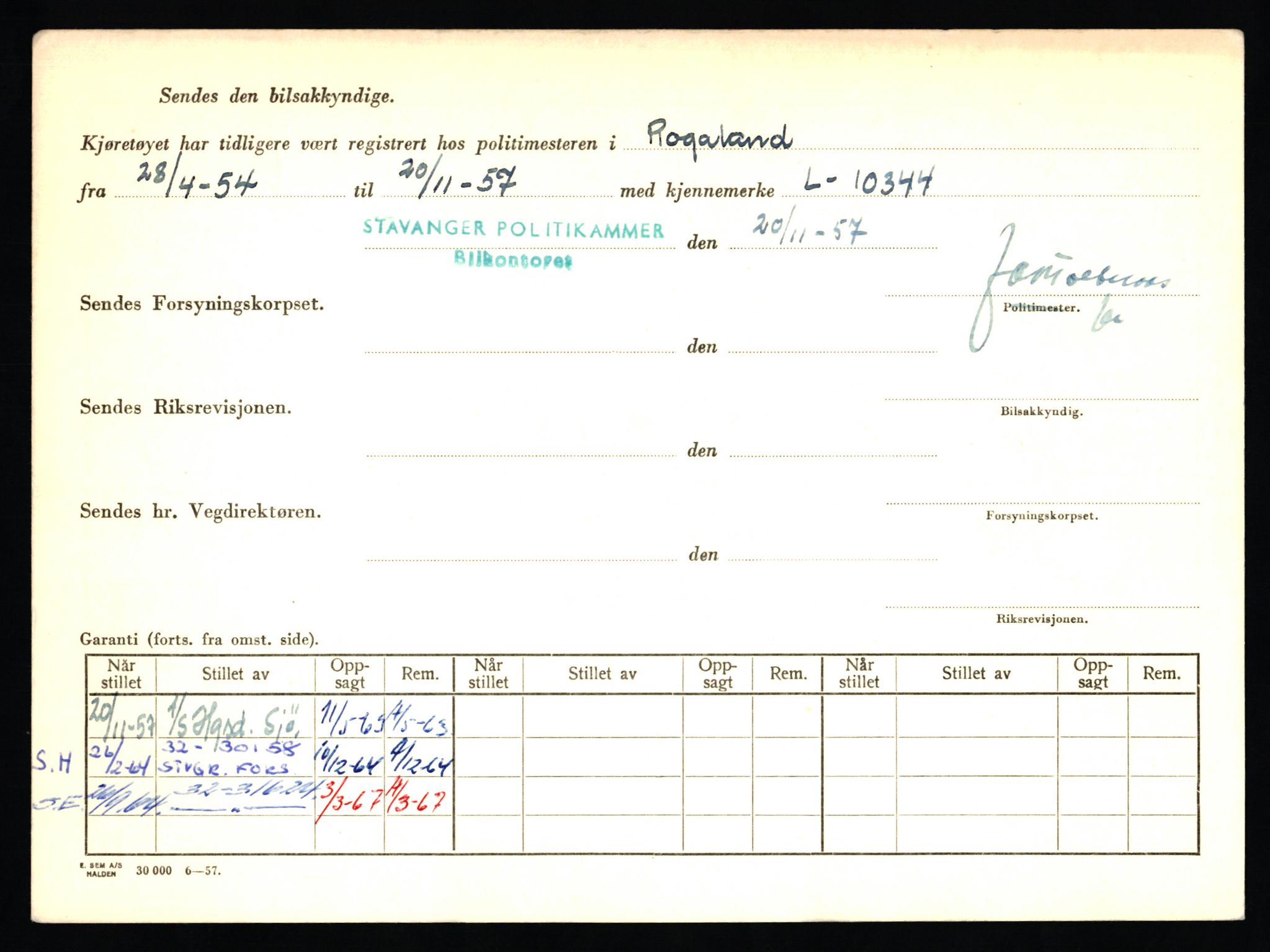 Stavanger trafikkstasjon, AV/SAST-A-101942/0/F/L0014: L-5080 - L-5499, 1930-1971, p. 1172