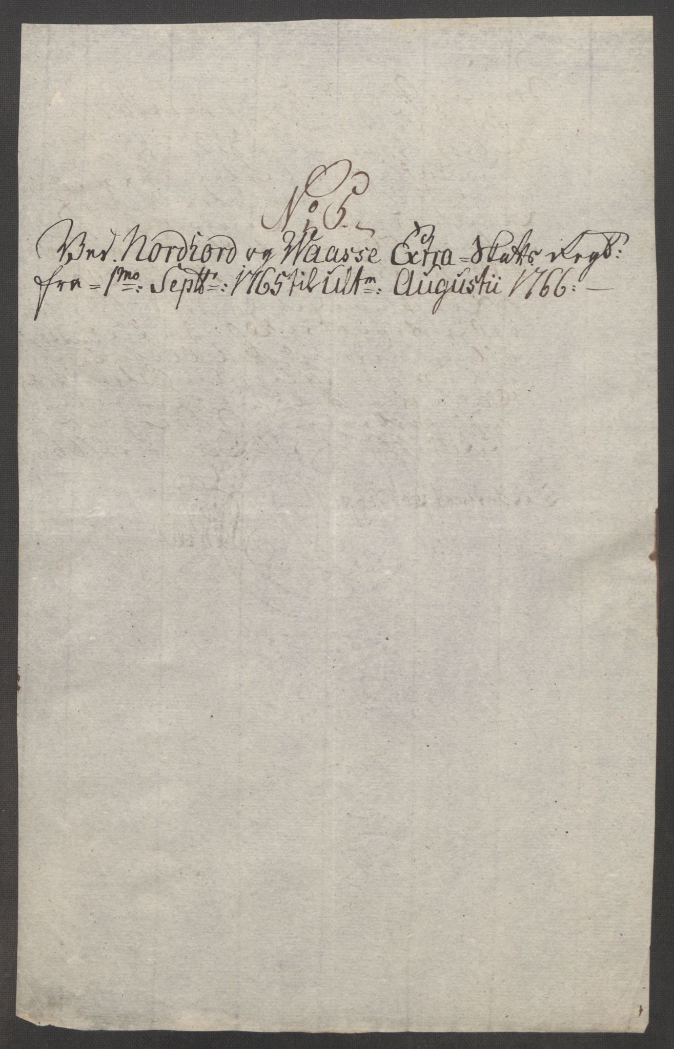 Rentekammeret inntil 1814, Reviderte regnskaper, Fogderegnskap, AV/RA-EA-4092/R51/L3303: Ekstraskatten Nordhordland og Voss, 1762-1772, p. 137