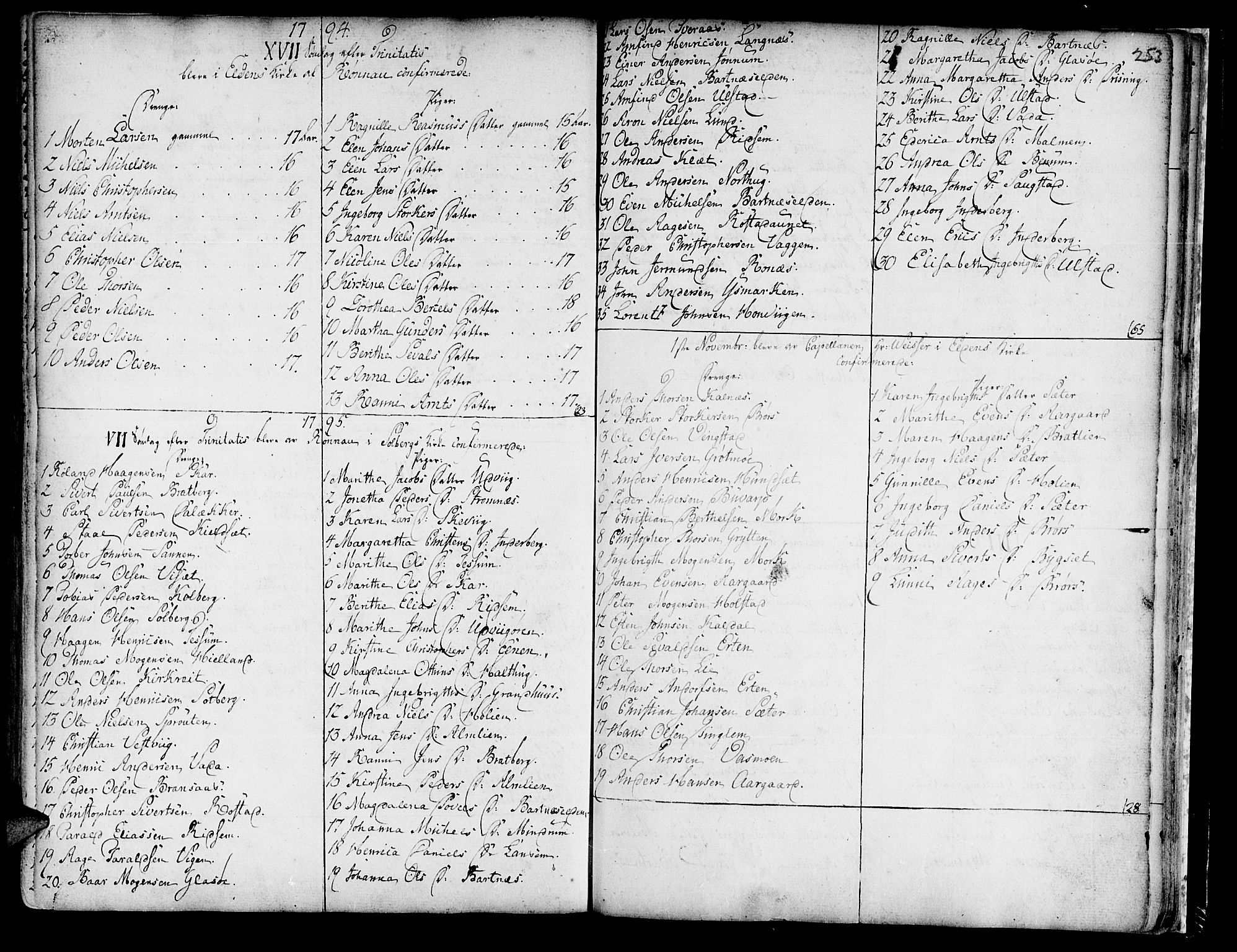 Ministerialprotokoller, klokkerbøker og fødselsregistre - Nord-Trøndelag, SAT/A-1458/741/L0385: Parish register (official) no. 741A01, 1722-1815, p. 253