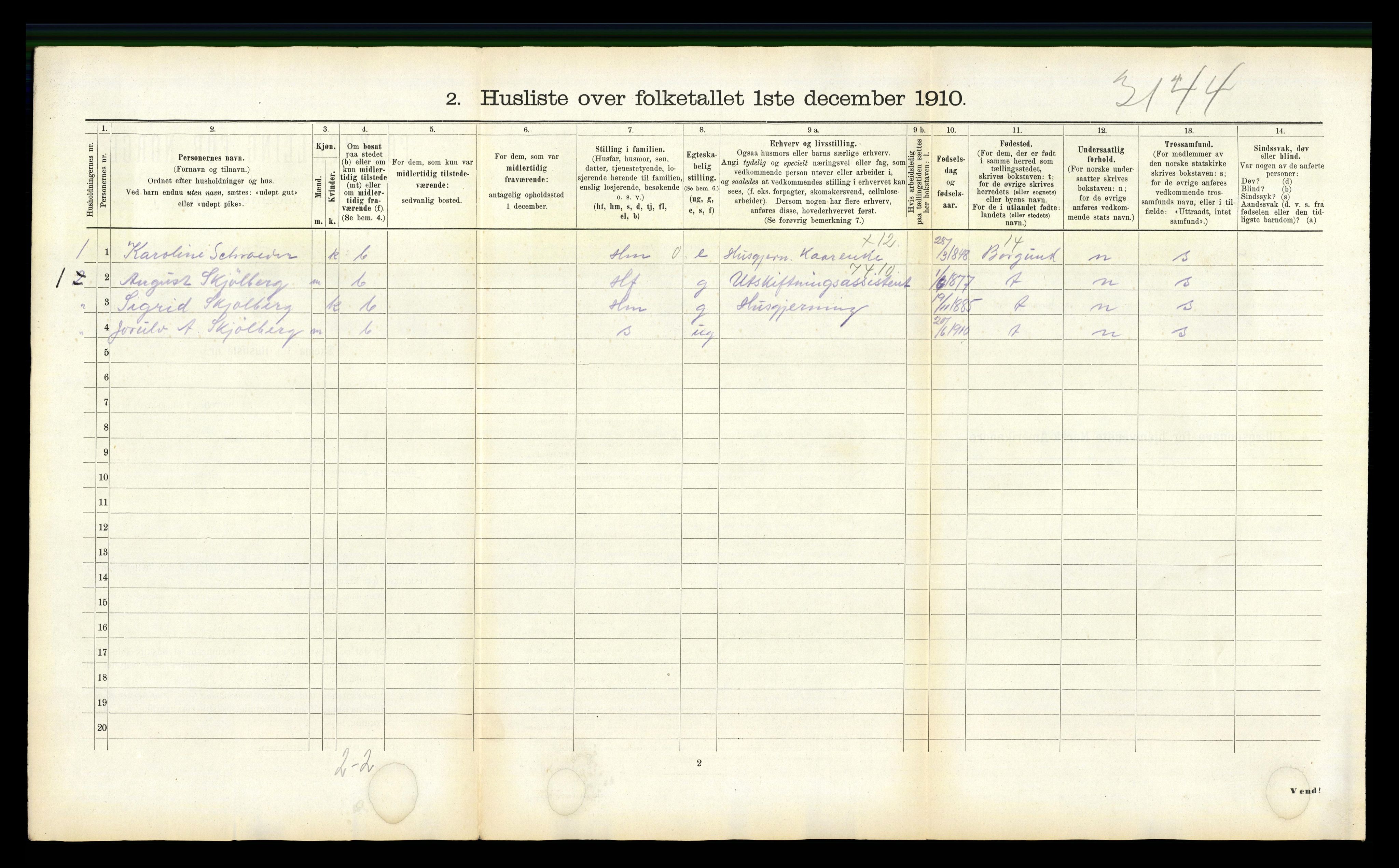 RA, 1910 census for Edøy, 1910, p. 1163