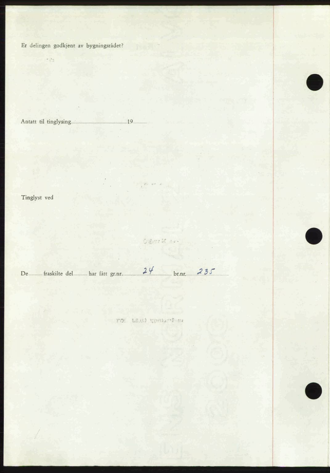 Romsdal sorenskriveri, AV/SAT-A-4149/1/2/2C: Mortgage book no. A31, 1949-1949, Diary no: : 3619/1949