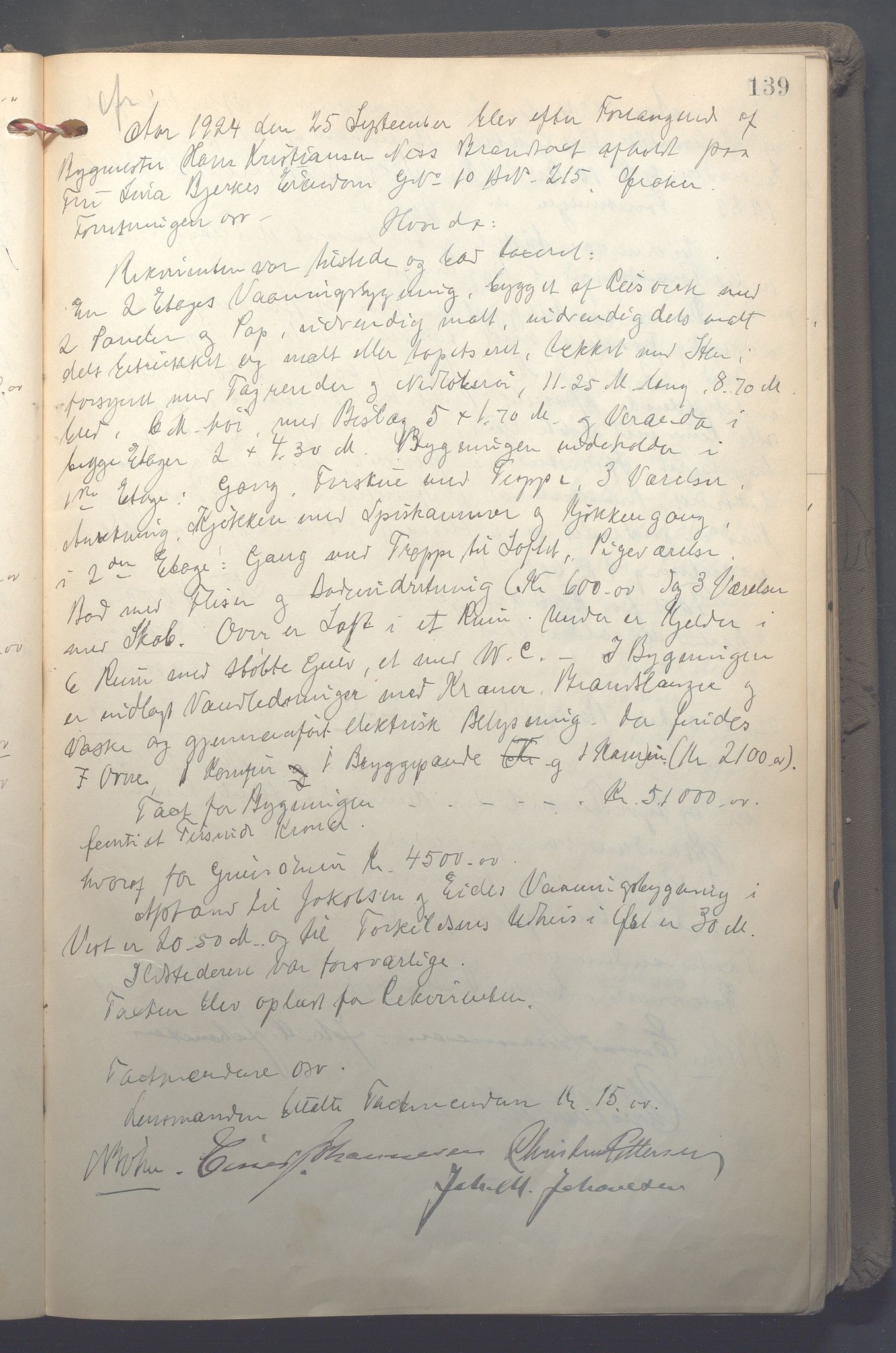 Lensmennene i Aker, OBA/A-10133/F/Fb/L0002: Branntakstprotokoll, 1922-1929, p. 139